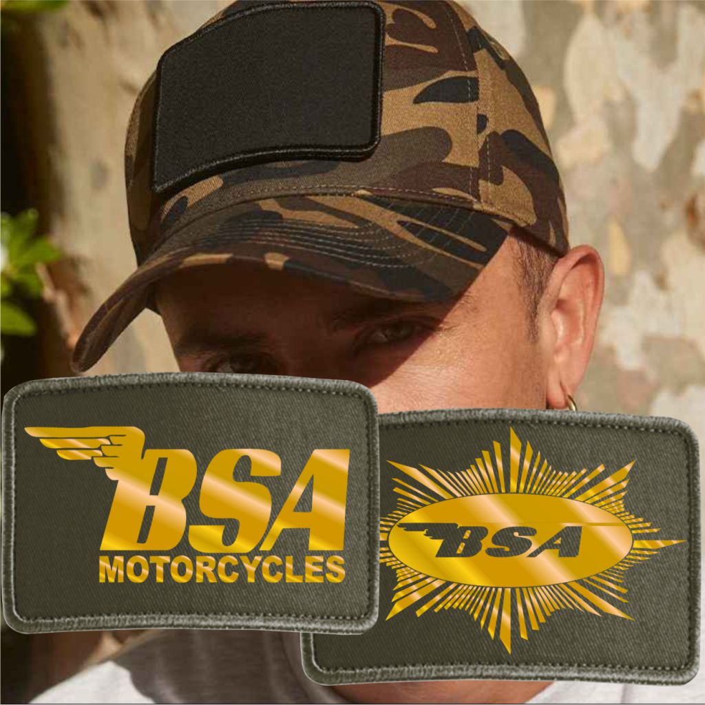 New Interchangeable BSA Motorcycle Biker Logo Premium Quality Baseball Cap