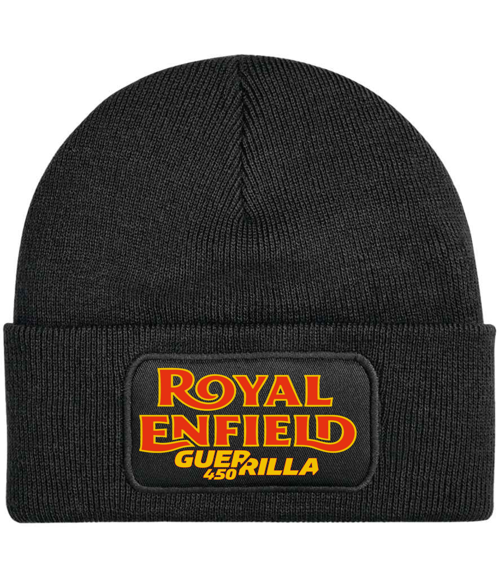 Classic Royal Enfield Guerrilla Motorcycle Biker Logo Quality Beanie Hat