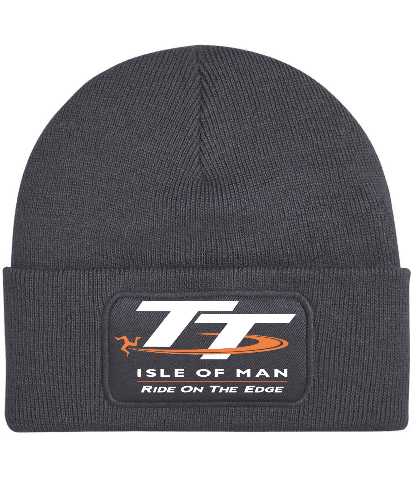 Classic Isle of Man TT Motorcycle Road Racing Capital Biker Logo Quality Beanie Hat