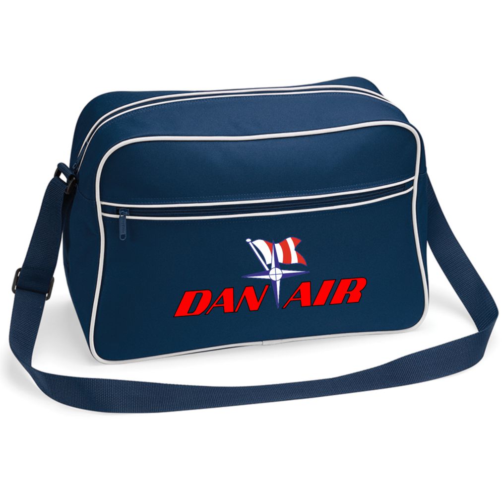 Customiseable Retro Vintage Design DanAir Airline Flight Travel Shoulder Bag