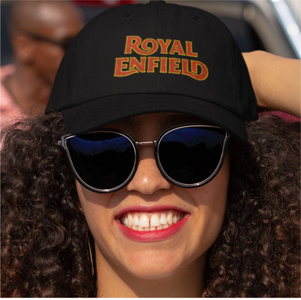 Retro Vintage Classic Royal Enfield  Motorcycle Logo Biker Quality Baseball Cap