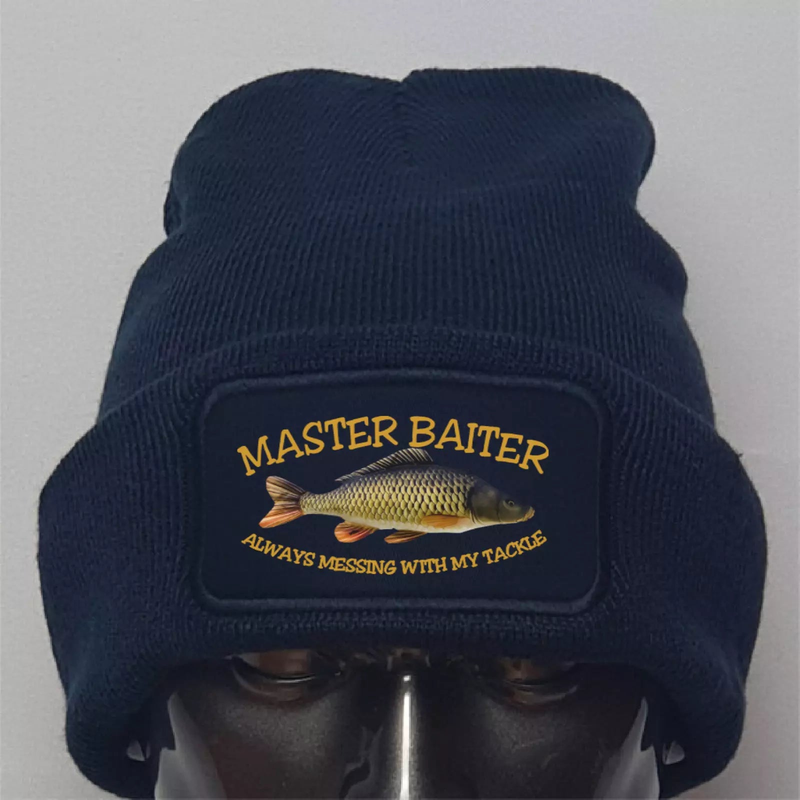 Humorous Funny Fishing Angling Master Baiter Tackle Premium Quality Beanie Hat