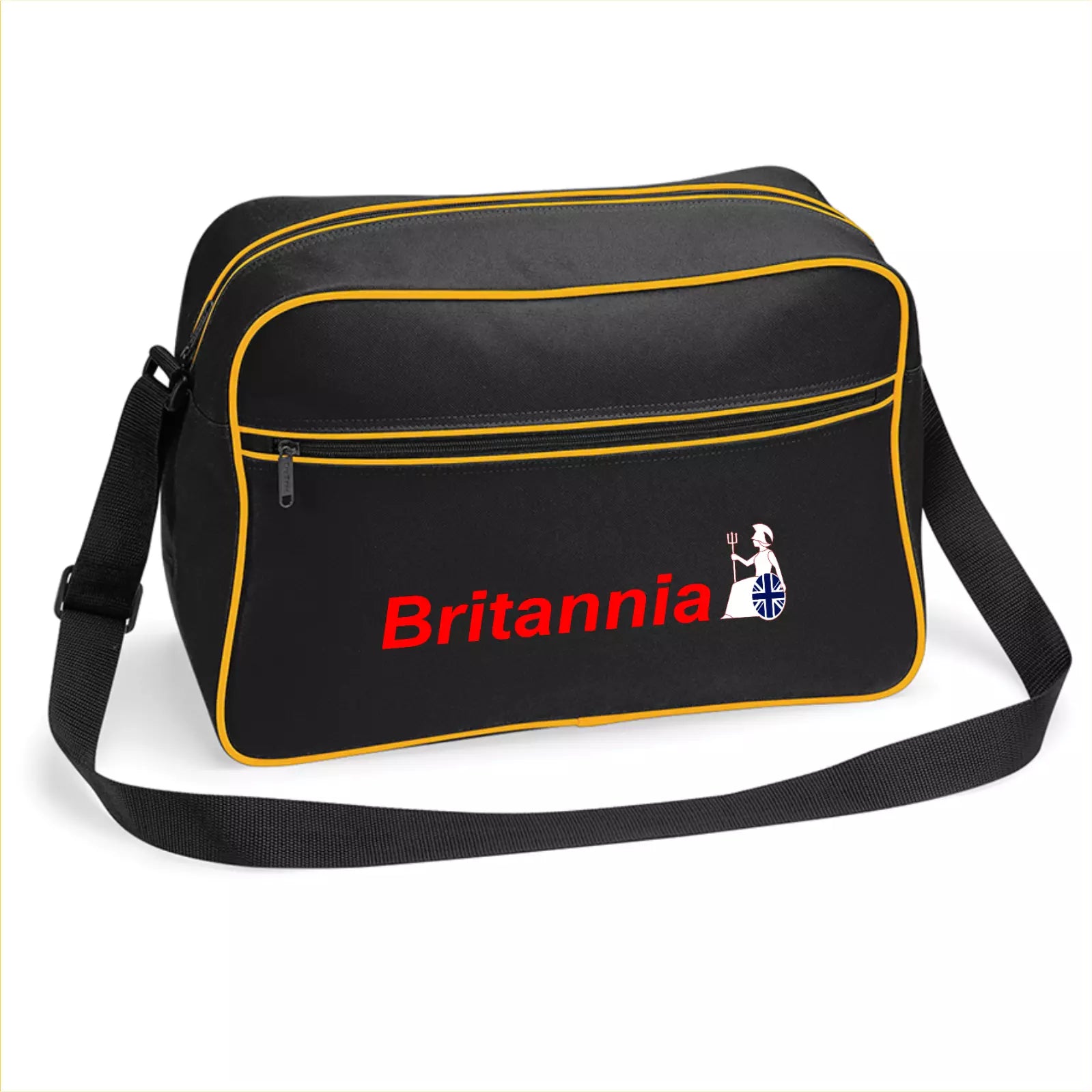 New Customiseable Retro Vintage Design Britinnia Airline Flight Shoulder Bag