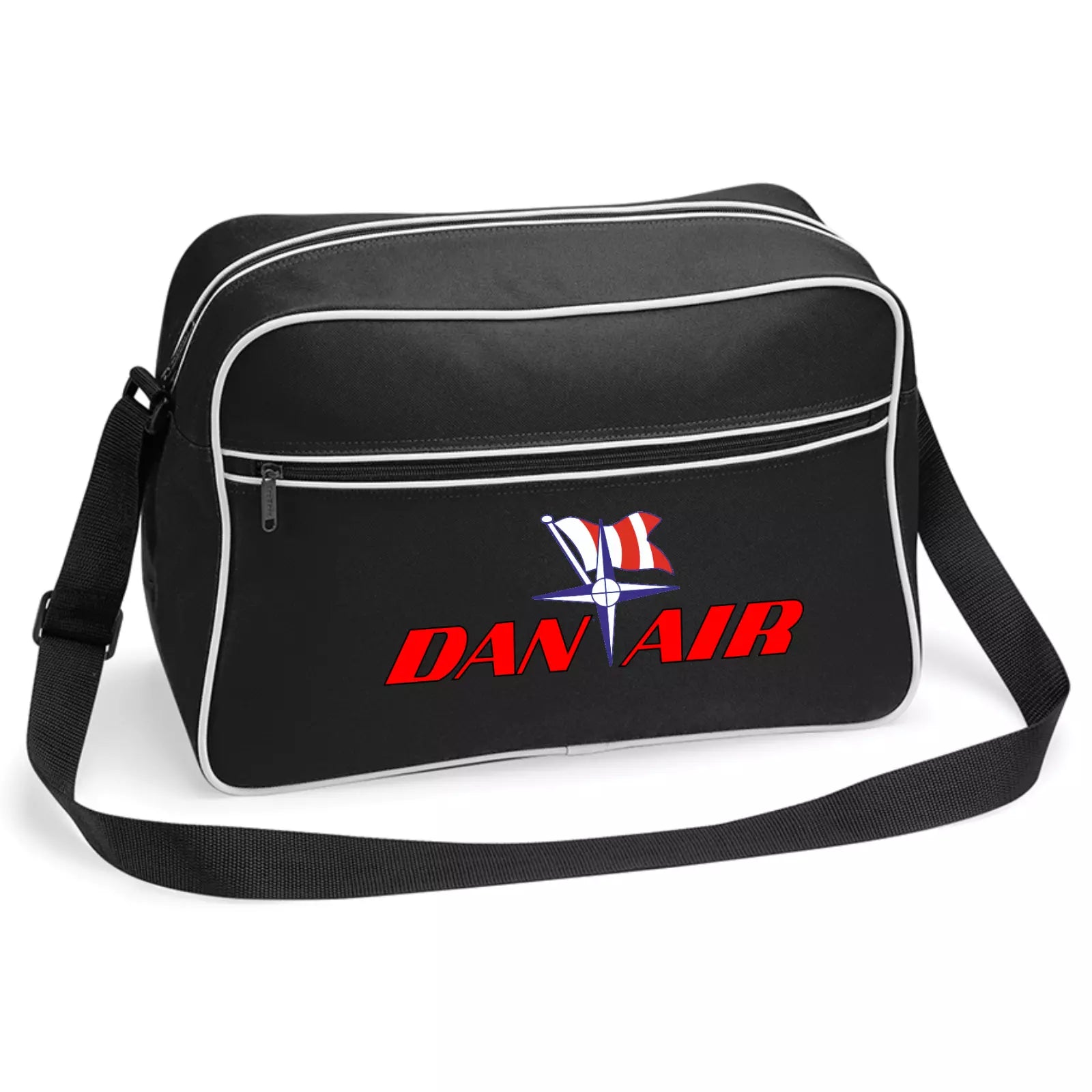 New Customiseable Retro Vintage Design DanAir Airline Flight Travel Shoulder Bag