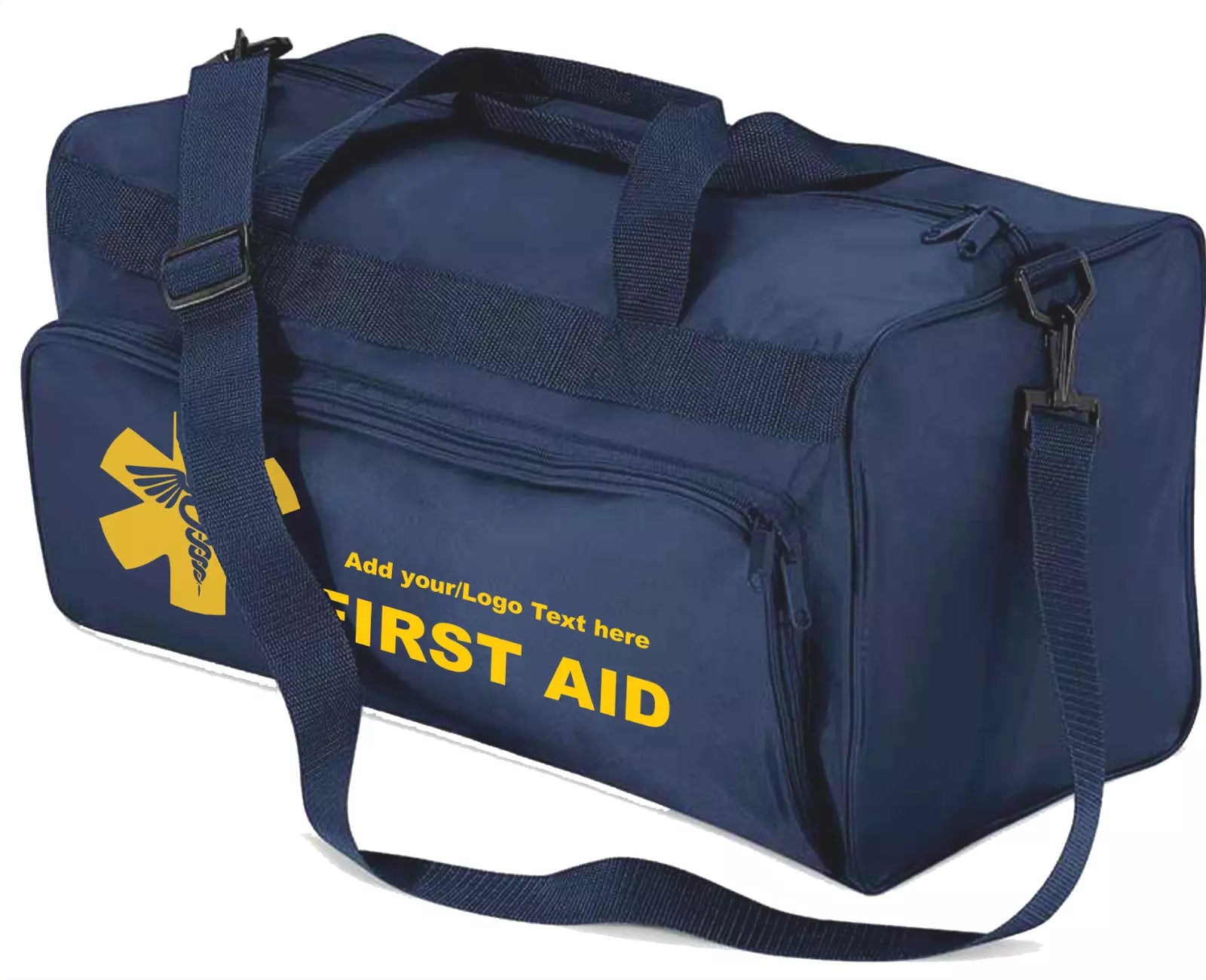 Custom First Aid Holdall Add your own Name Club and Logo Colour decoration