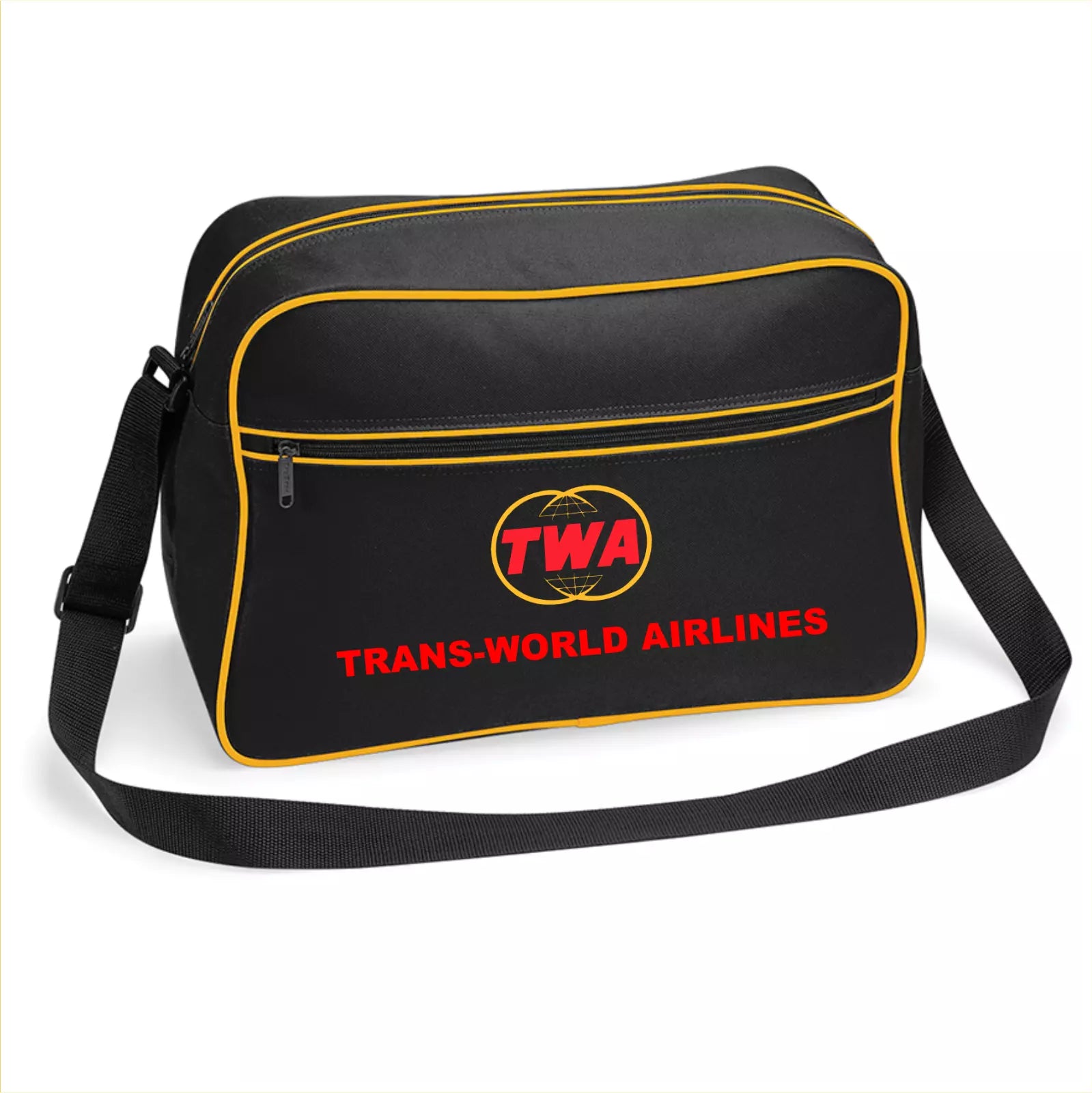 New Customiseable Retro Vintage Design TWA Airline Flight Travel Shoulder Bag
