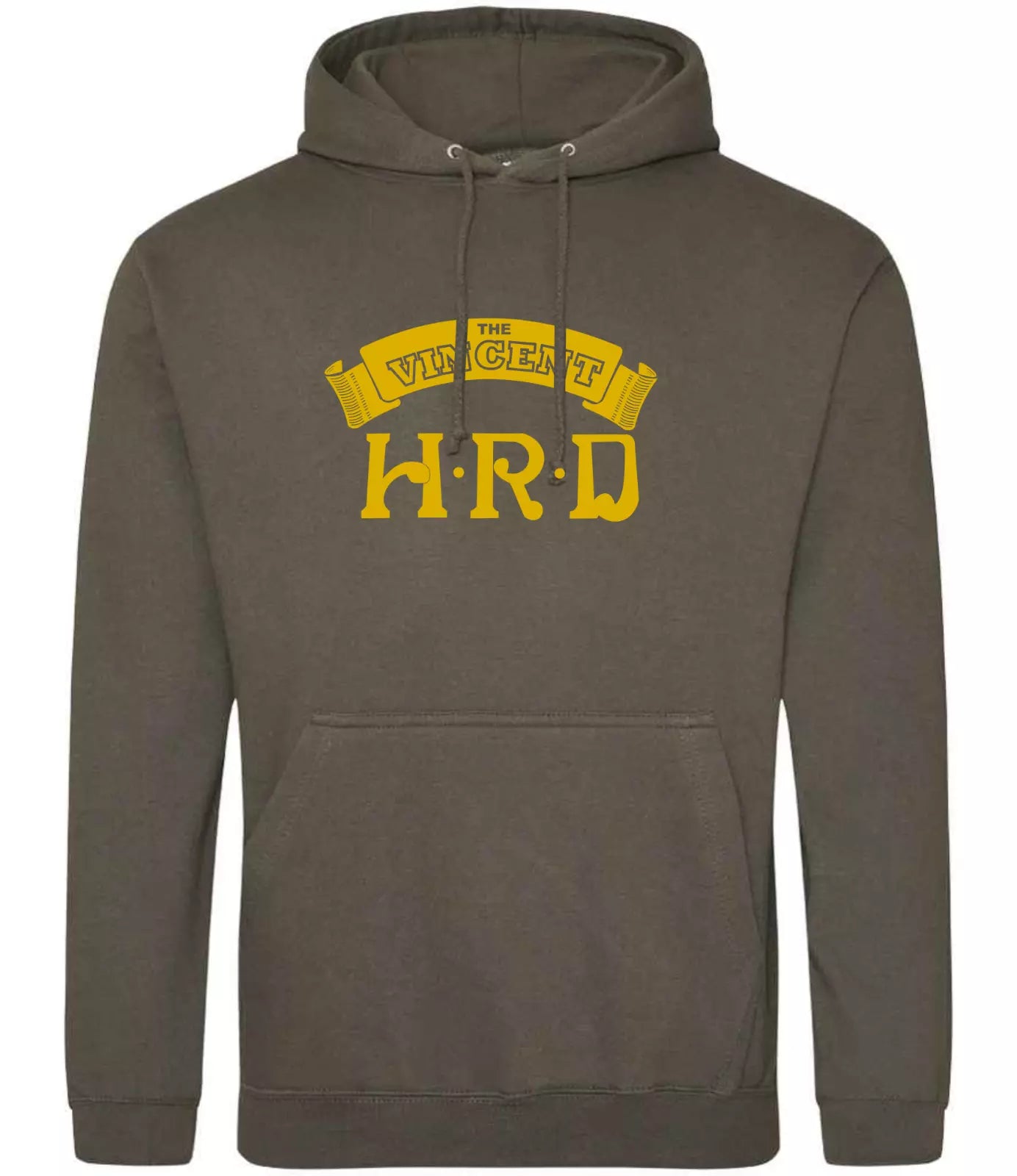 Vintage Classic English The Vincent HRD Motorcycle Premium Hooded Sweatshirt