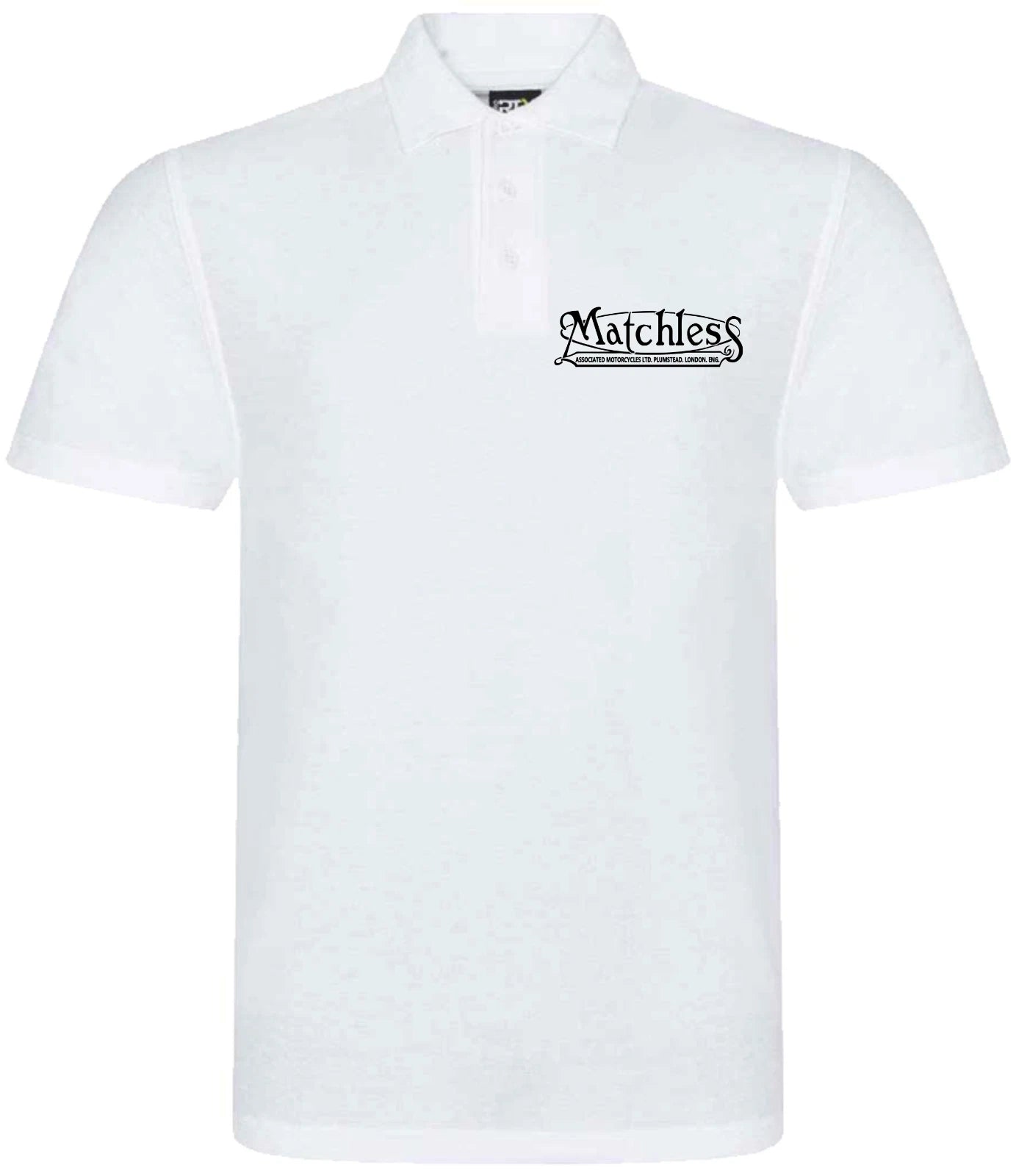 Customisable Retro Vintage Classic Matchles Motorcycle Premium Quality Poloshirt