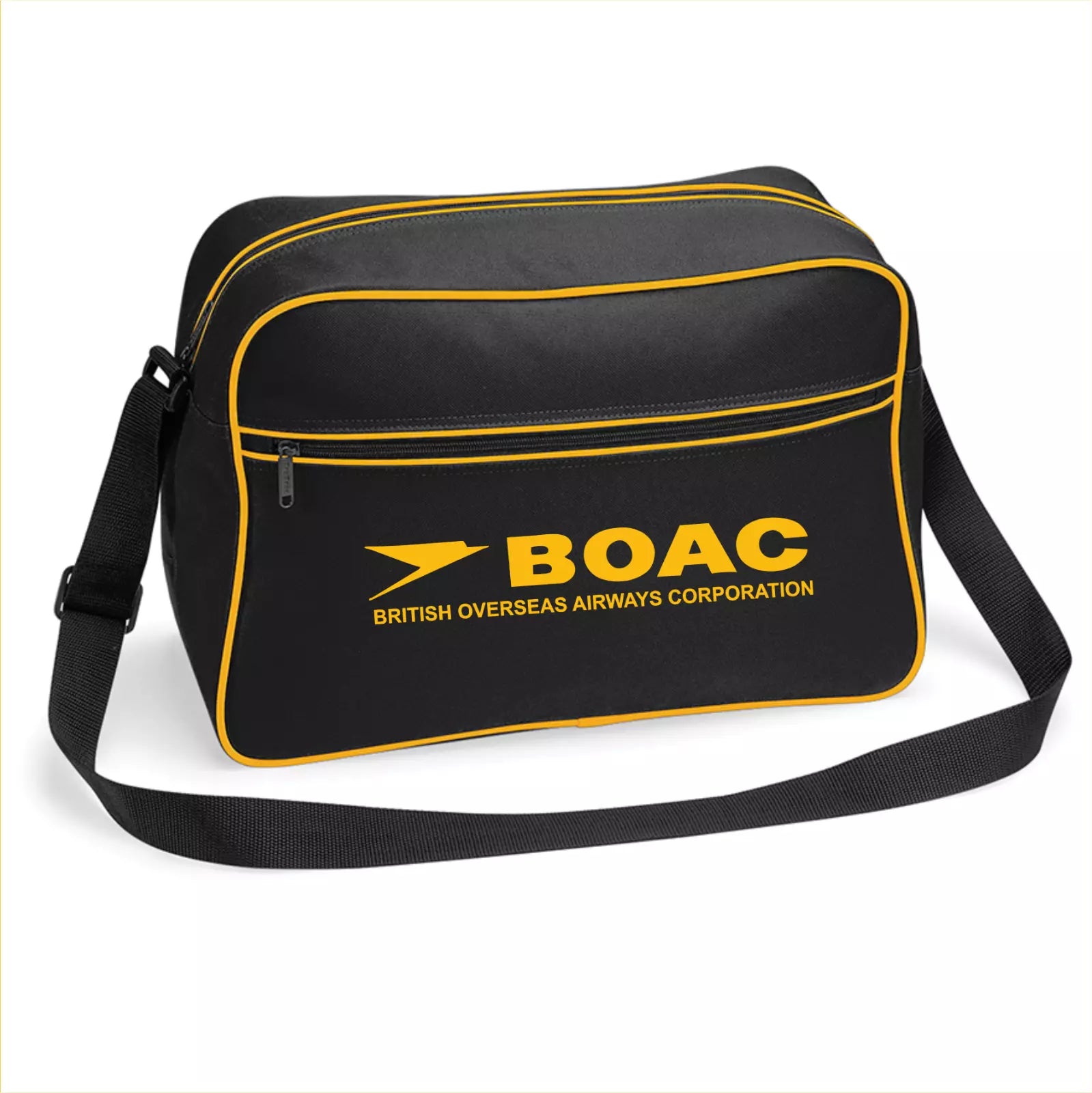 New Customiseable Retro Vintage Design BOAC Airline Flight Travel Shoulder Bag