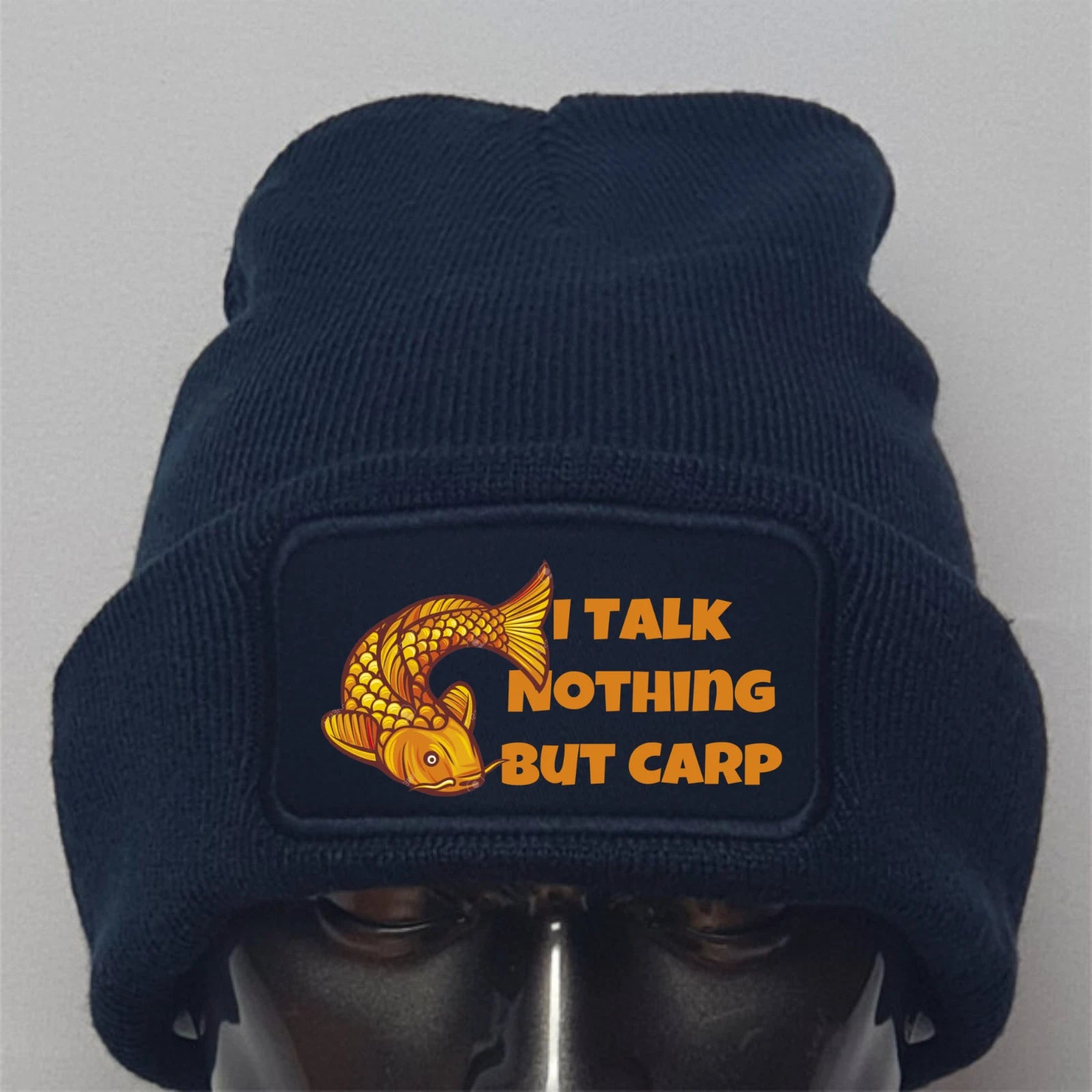 Humorous Funny Fishing I Talk Nothing But Carp Premium Quality Beanie Hat