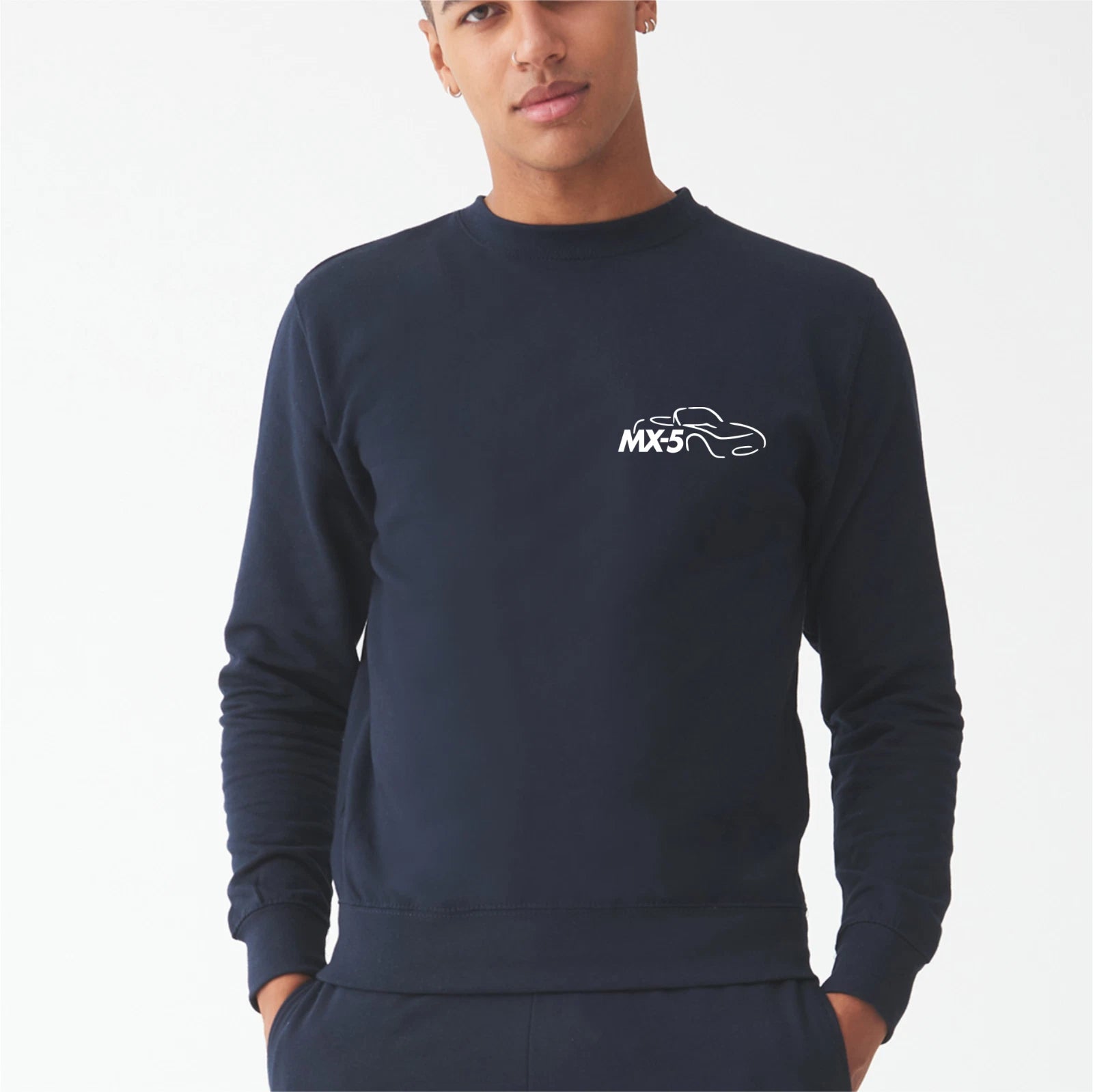 Classic Unique Mazda MX5 Sports Car Motoring Emblem Premium Quality Sweatshirt