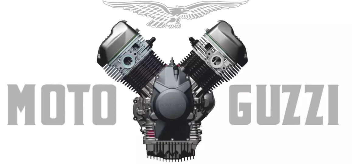 Retro Classic Moto Guzzi V-Twin engine image Motorcycle Logo Biker Quality Baseball Cap