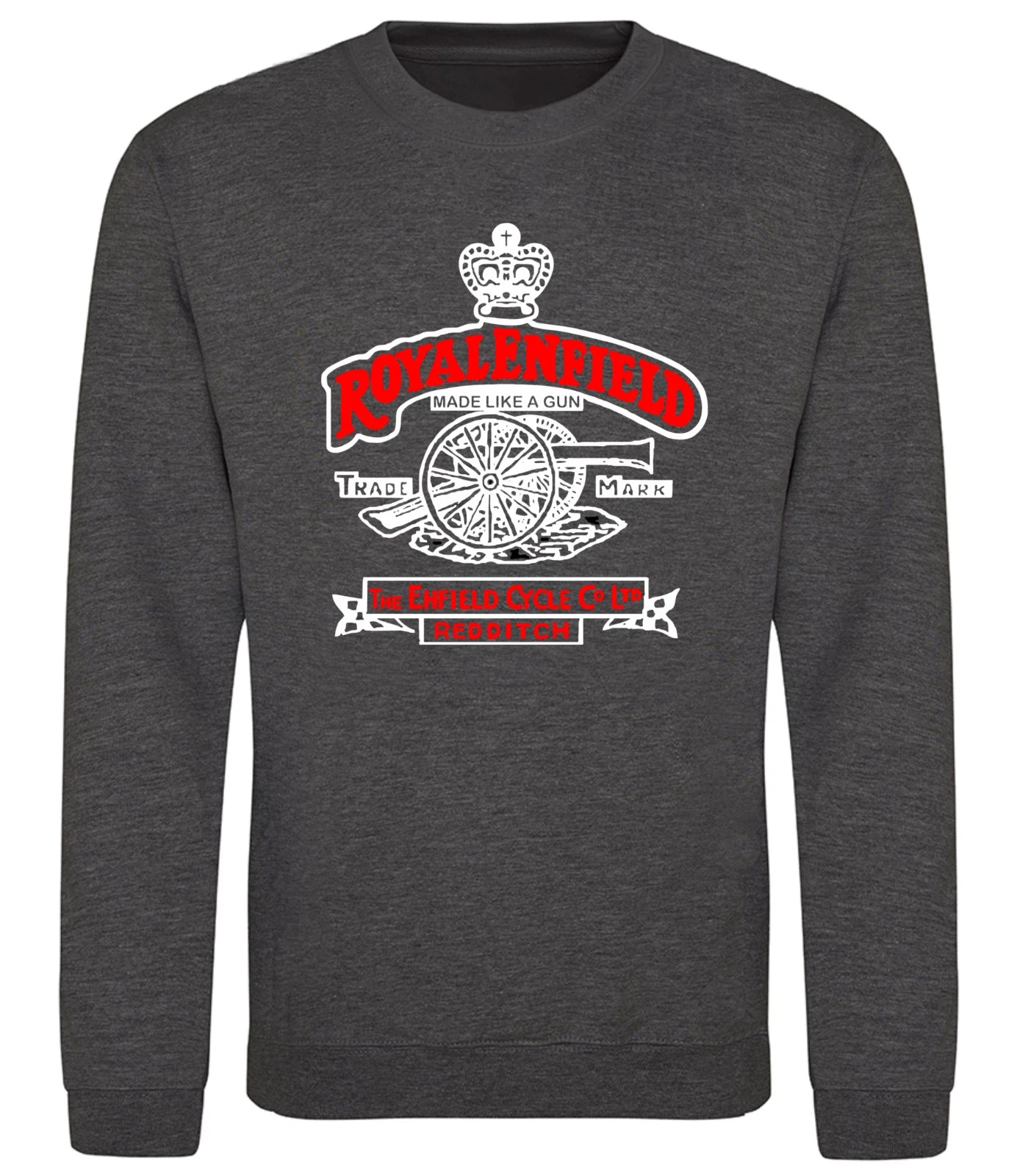 Retro Vintage Classic Royal Enfield Motorcycle Biker Premium Quality Sweatshirt