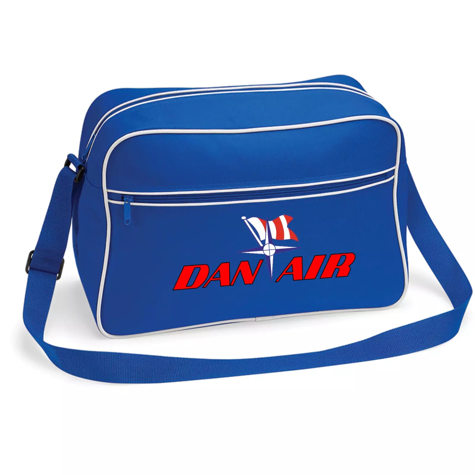 New Customiseable Retro Vintage Design DanAir Airline Flight Travel Shoulder Bag