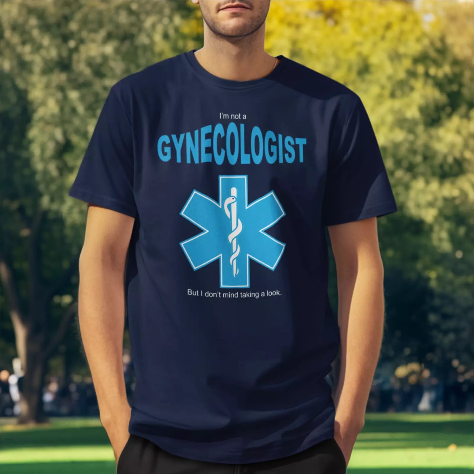 Funny I'm Not A Gynecologist But I Don't mind looking Premium Hammer T-shirt