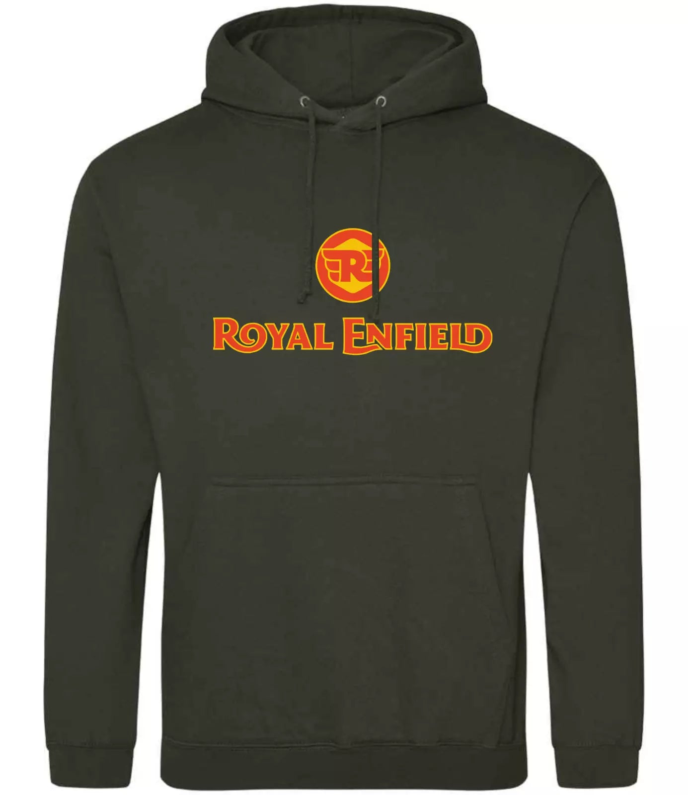 Retro Vintage Classic Royal Enfield Motorcycle Biker Premium Hooded Sweatshirt