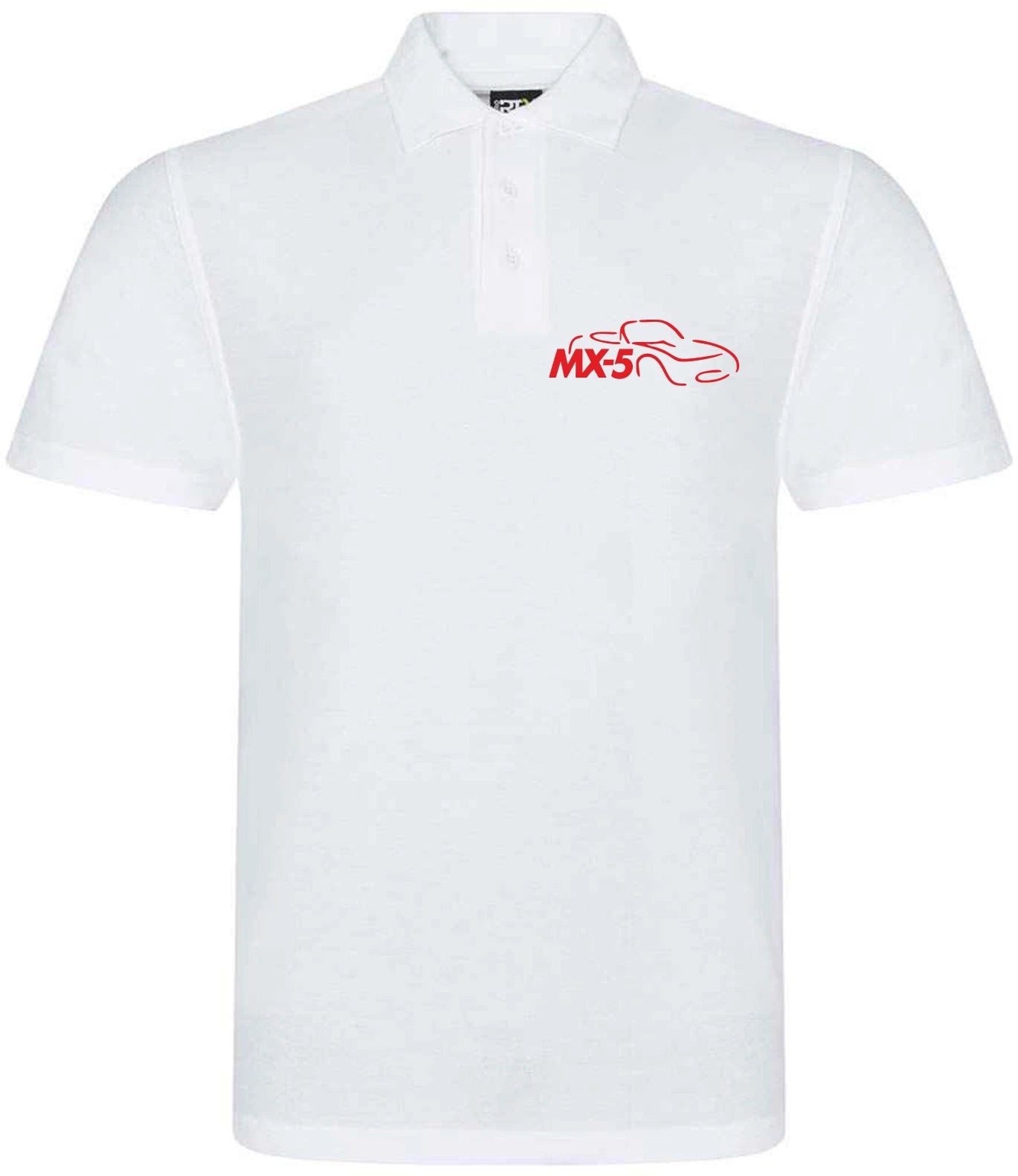 Customisable MX5 Sports Car Logo Premium Quality Poloshirt Sizes XS-4XL