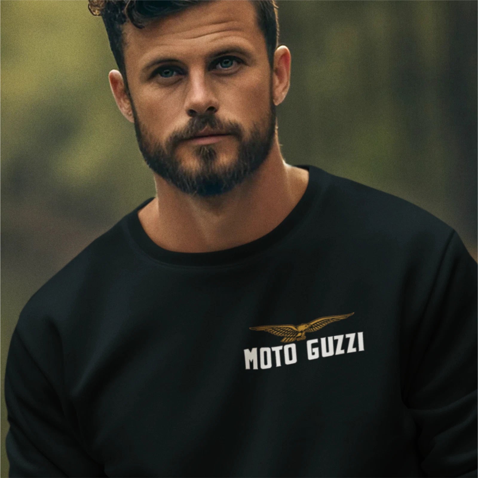 Retro Vintage Classic Moto Guzzi Motorcycle Biker Premium Quality Sweatshirt