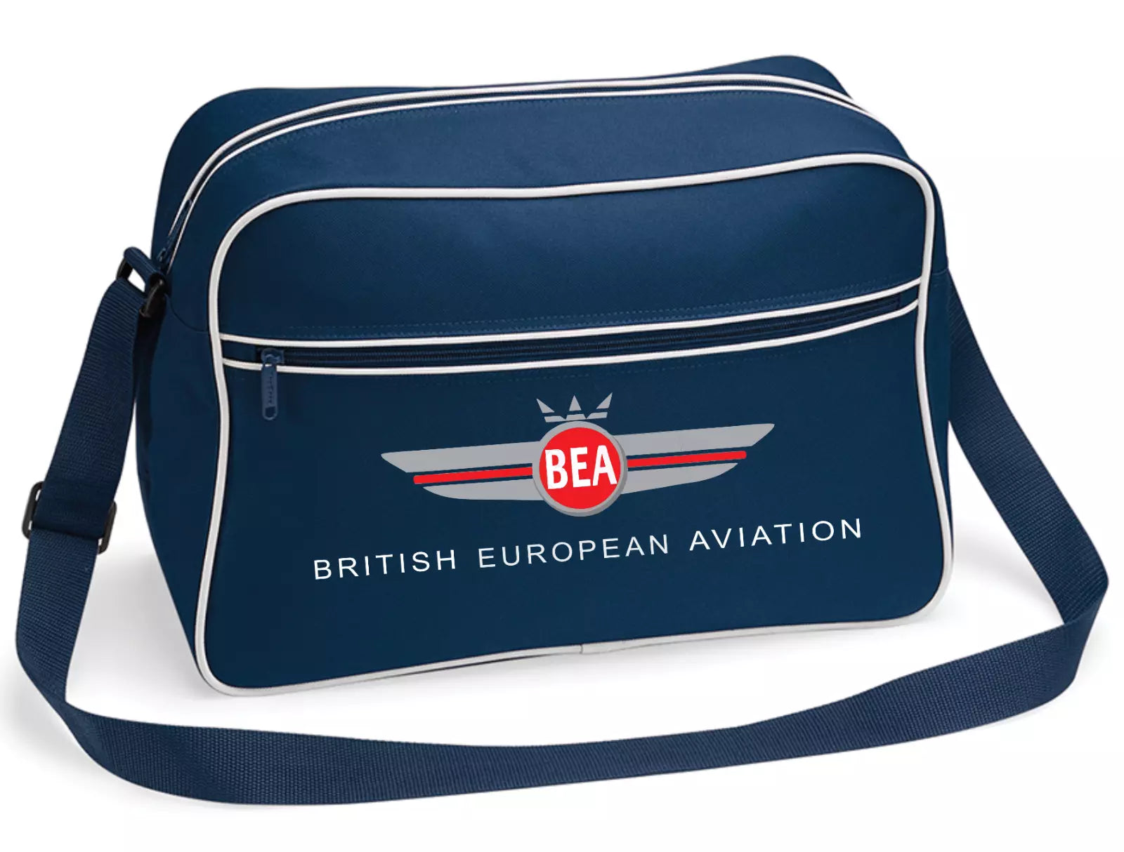 New Customiseable Retro Vintage Design BEA Airline Flight Travel Shoulder Bag