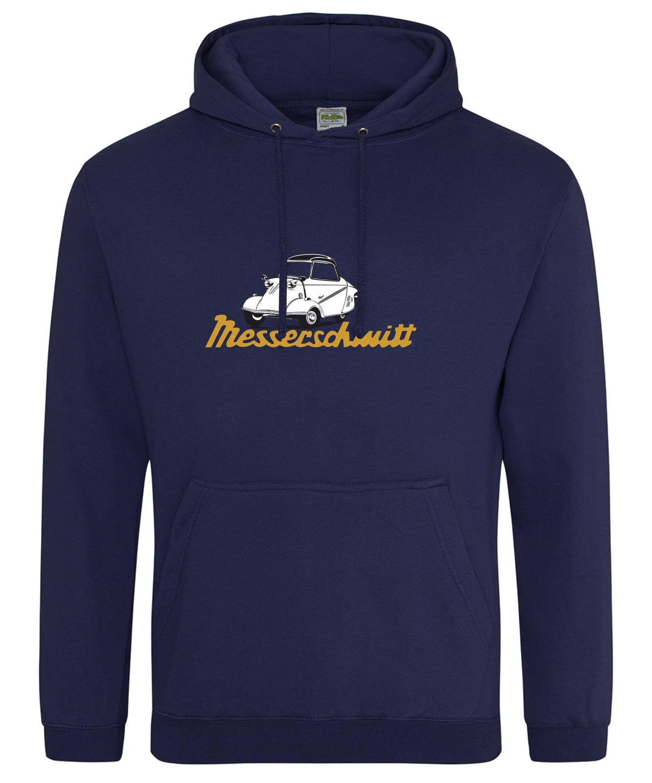 Vintage Classic 1950's Messerschmitt Bubble Car Auto Premium Hooded Sweatshirt