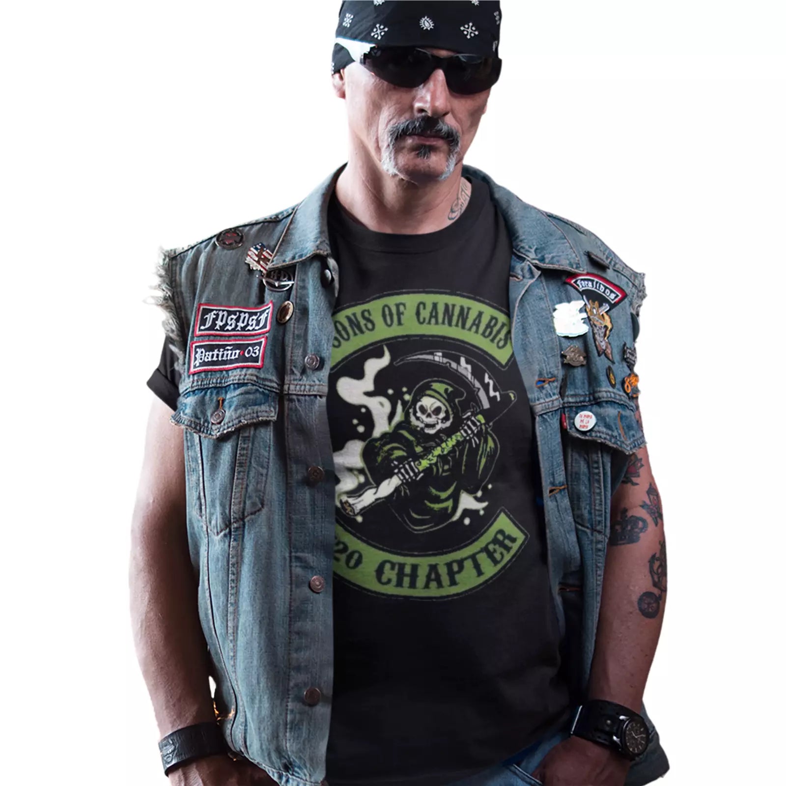 Funny Humorous Motorcycle Biker Sons of Cannabis Premium Quality Hammer T-shirt