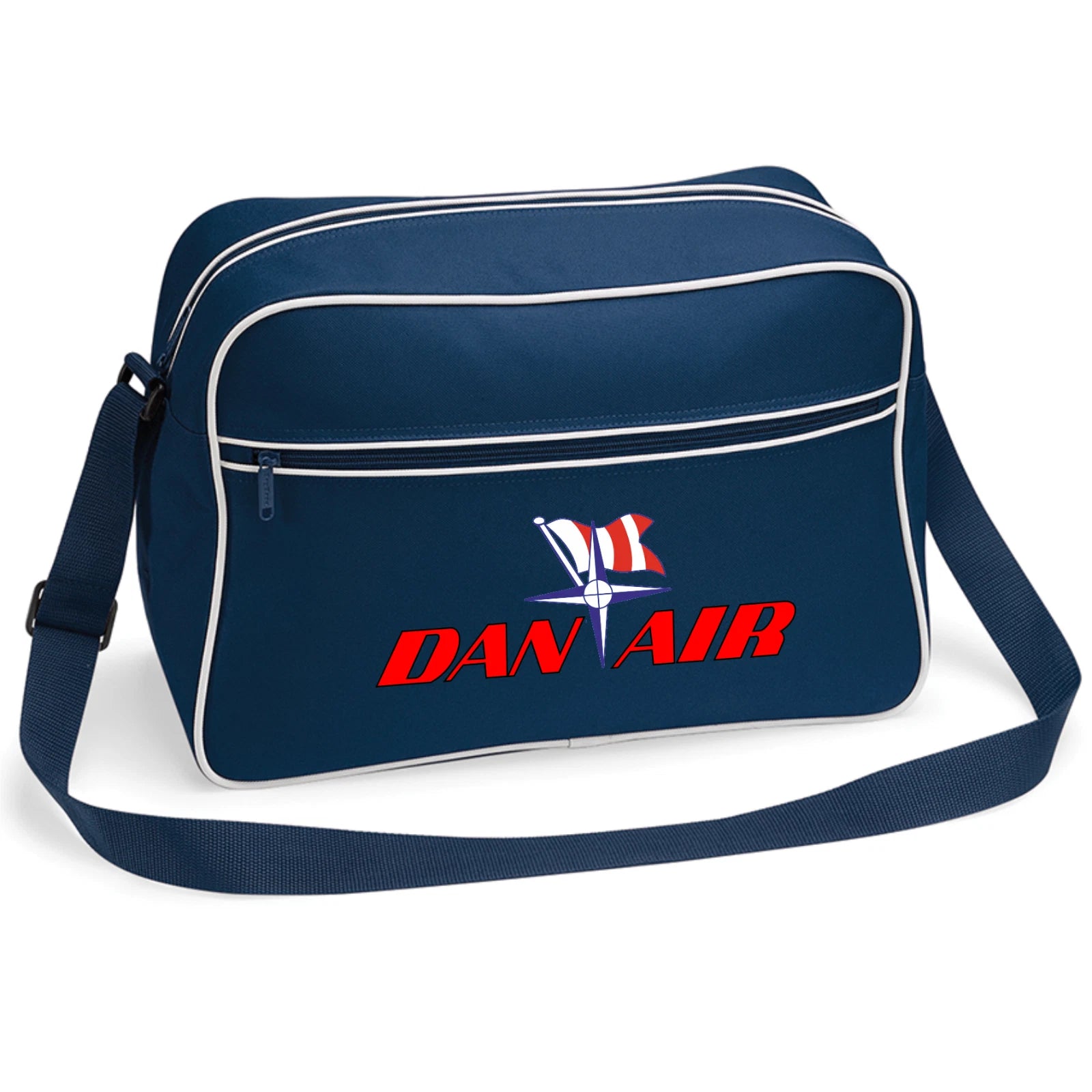 New Customiseable Retro Vintage Design DanAir Airline Flight Travel Shoulder Bag