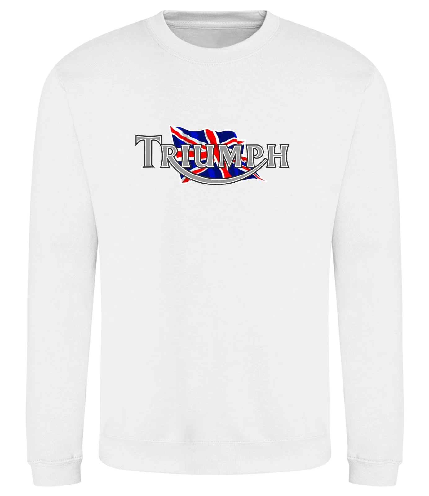 Retro VintageClassic English Triumph Motorcycle Biker Premium Quality Sweatshirt