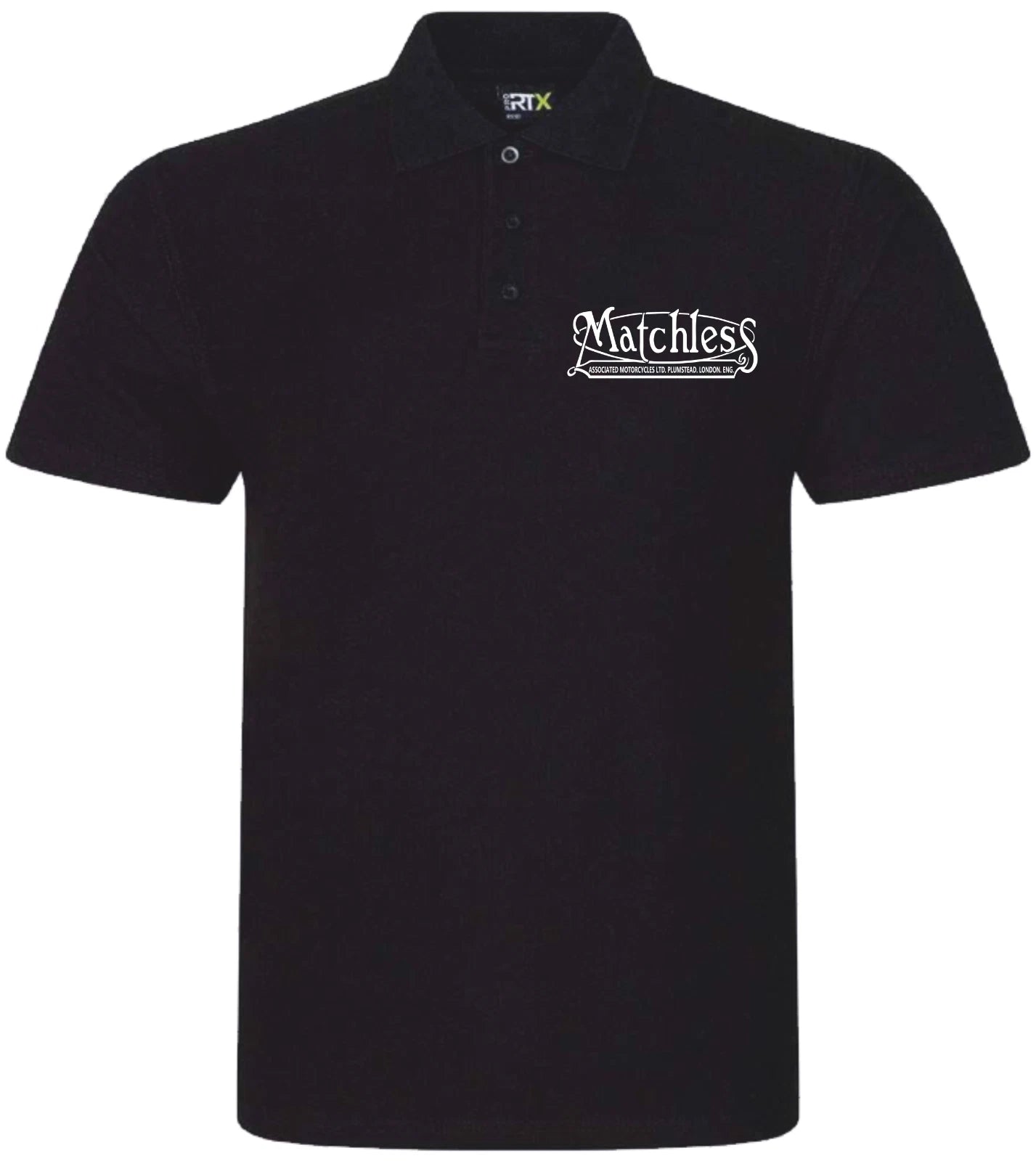 Customisable Retro Vintage Classic Matchles Motorcycle Premium Quality Poloshirt