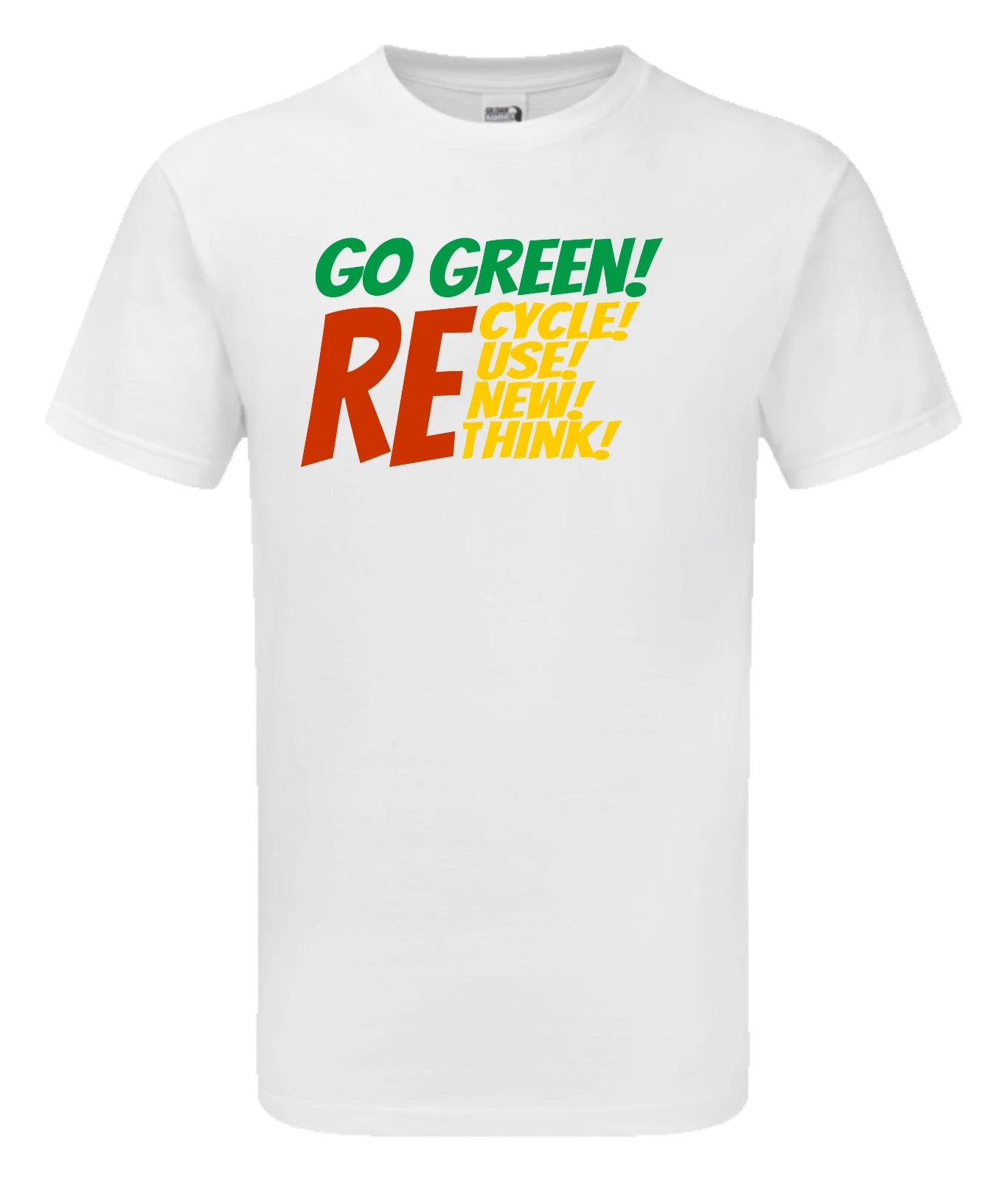 Funny Humorous Hidden Message Go Green  Premium Quality Hammer T-shirt
