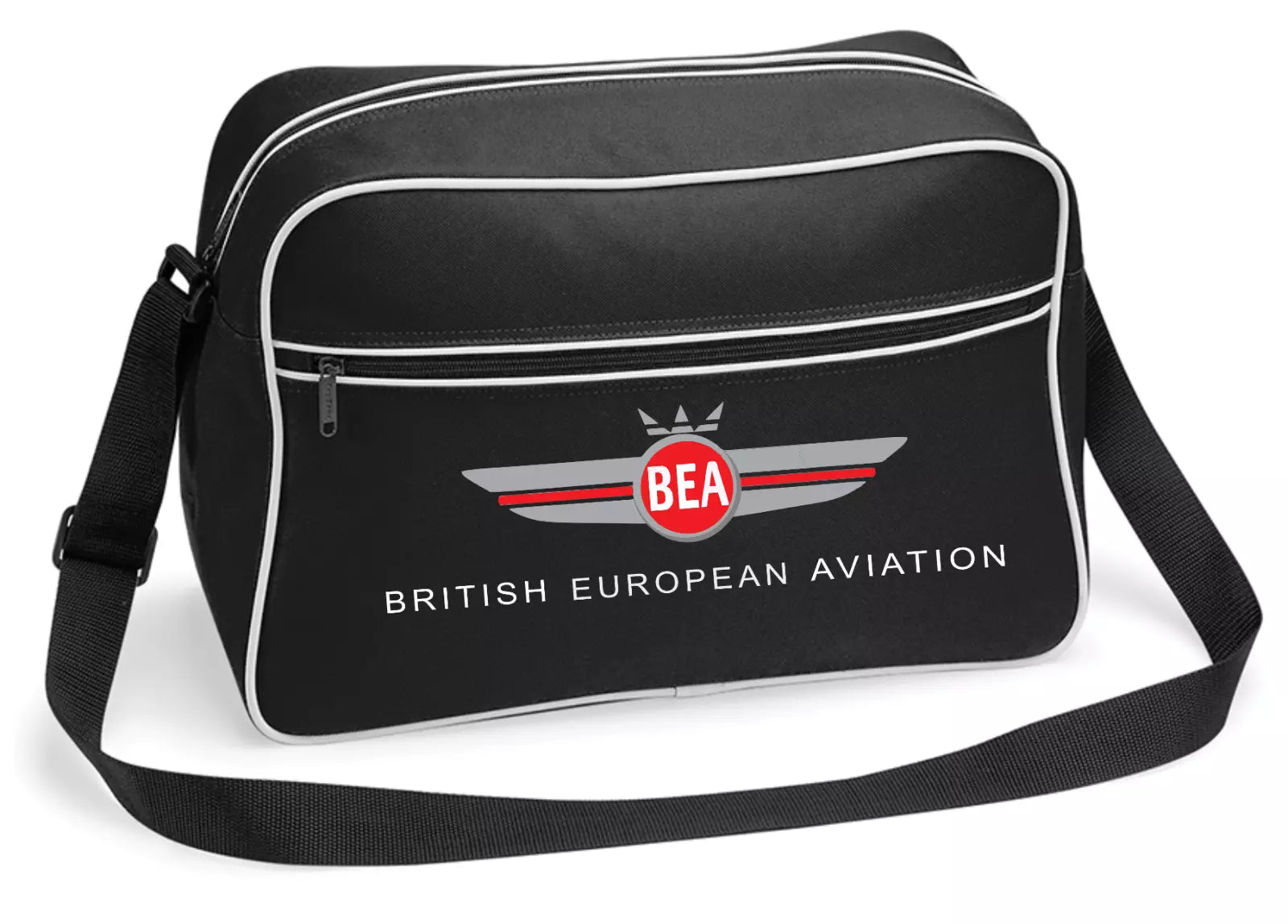 New Customiseable Retro Vintage Design BEA Airline Flight Travel Shoulder Bag