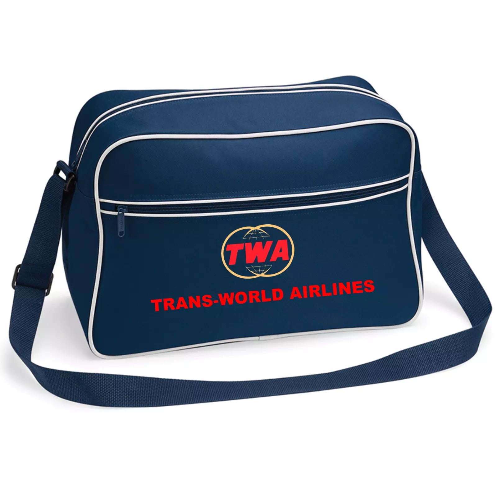 New Customiseable Retro Vintage Design TWA Airline Flight Travel Shoulder Bag