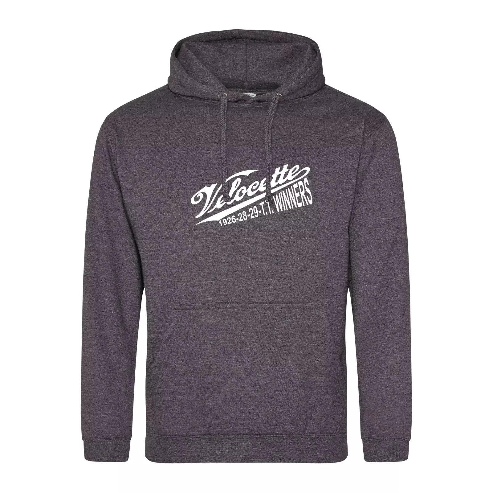 Vintage Classic English Velocette TT Winner Motorcycle Premium Hooded Sweatshirt