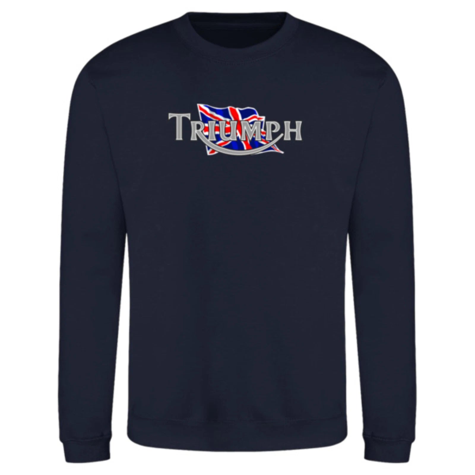 Retro VintageClassic English Triumph Motorcycle Biker Premium Quality Sweatshirt