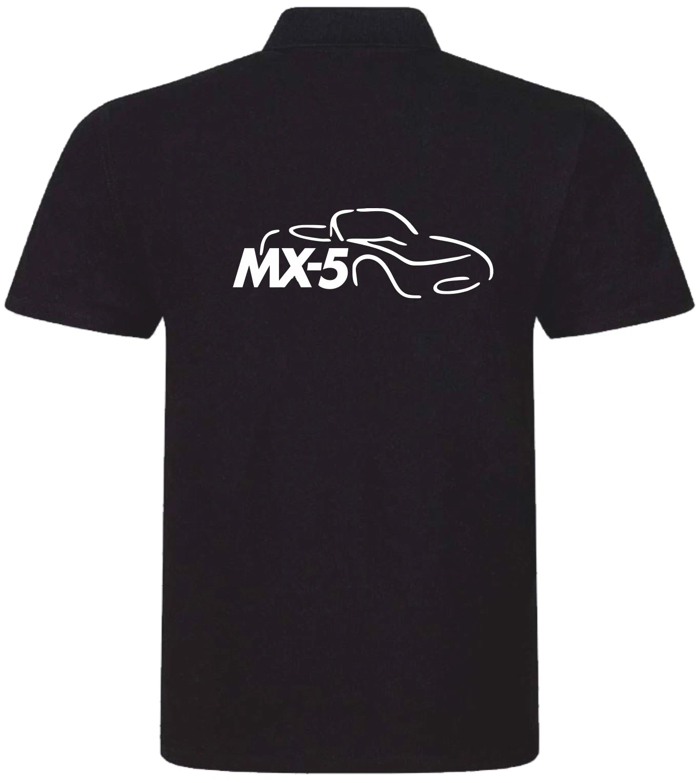 Customisable MX5 Sports Car Logo Premium Quality Poloshirt Sizes XS-4XL