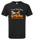 Funny Fathers Day Gift BBQ Cooking GrillFather Hammer T-shirt Save 30% Multi-Buy