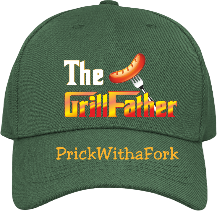 Funny GrillFather Godfather Baseball Cap Fathers Day Gift Dad Daddy