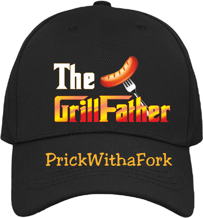 Funny GrillFather Godfather Baseball Cap Fathers Day Gift Dad Daddy