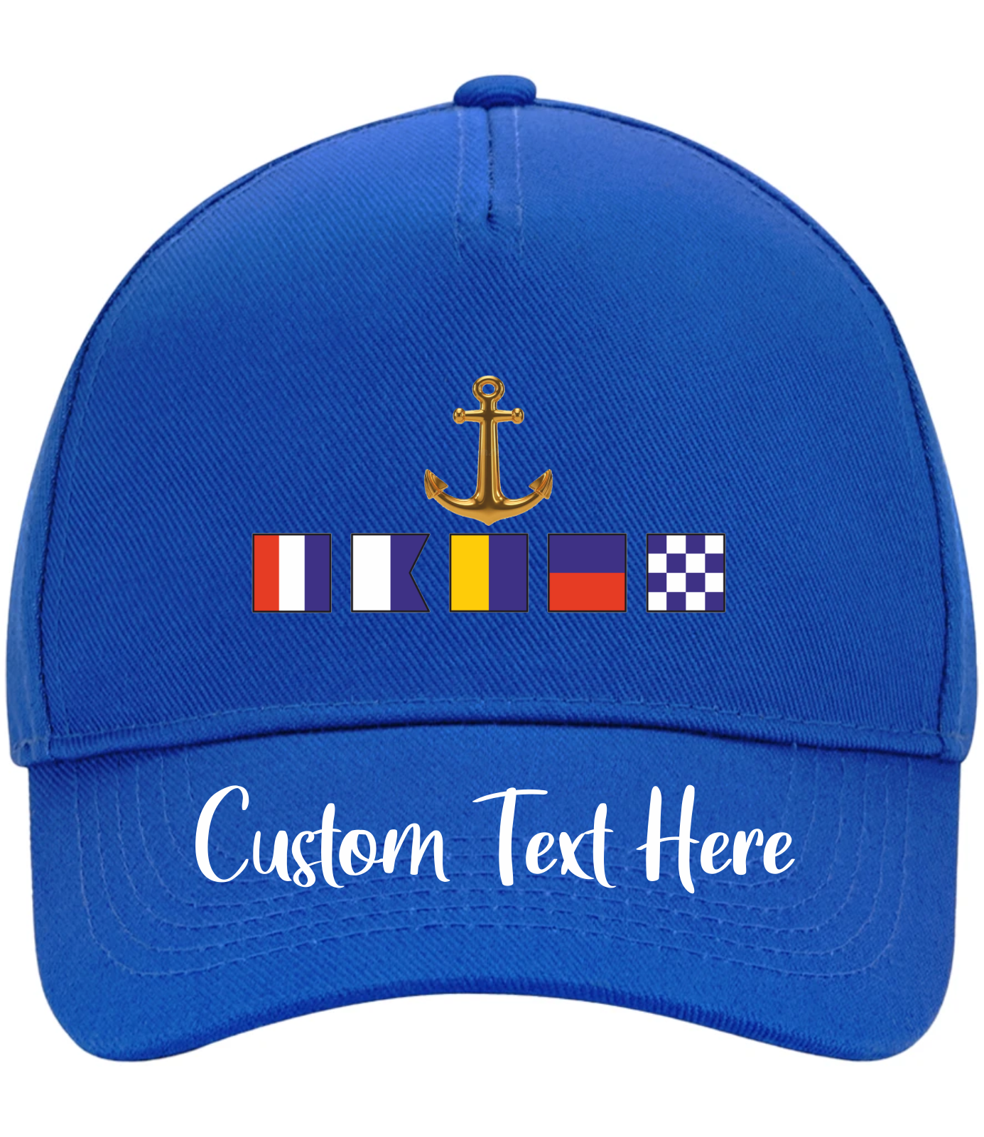 Custom | Nautical Signal | Flags | Name | Baseball Cap |