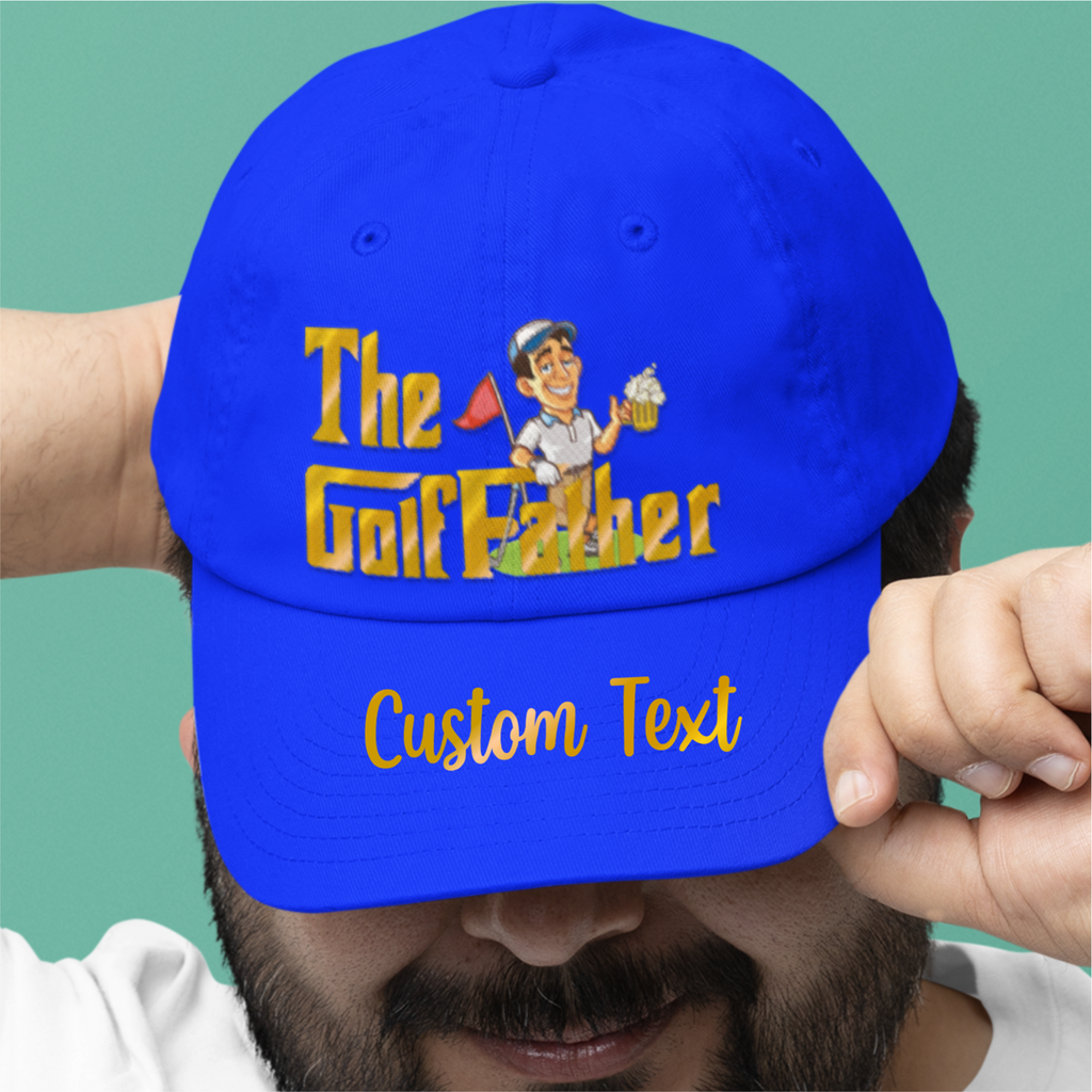 Custom Funny GolfFather Father Dads Day Baseball Cap Fathers Day Gift Dad Daddy