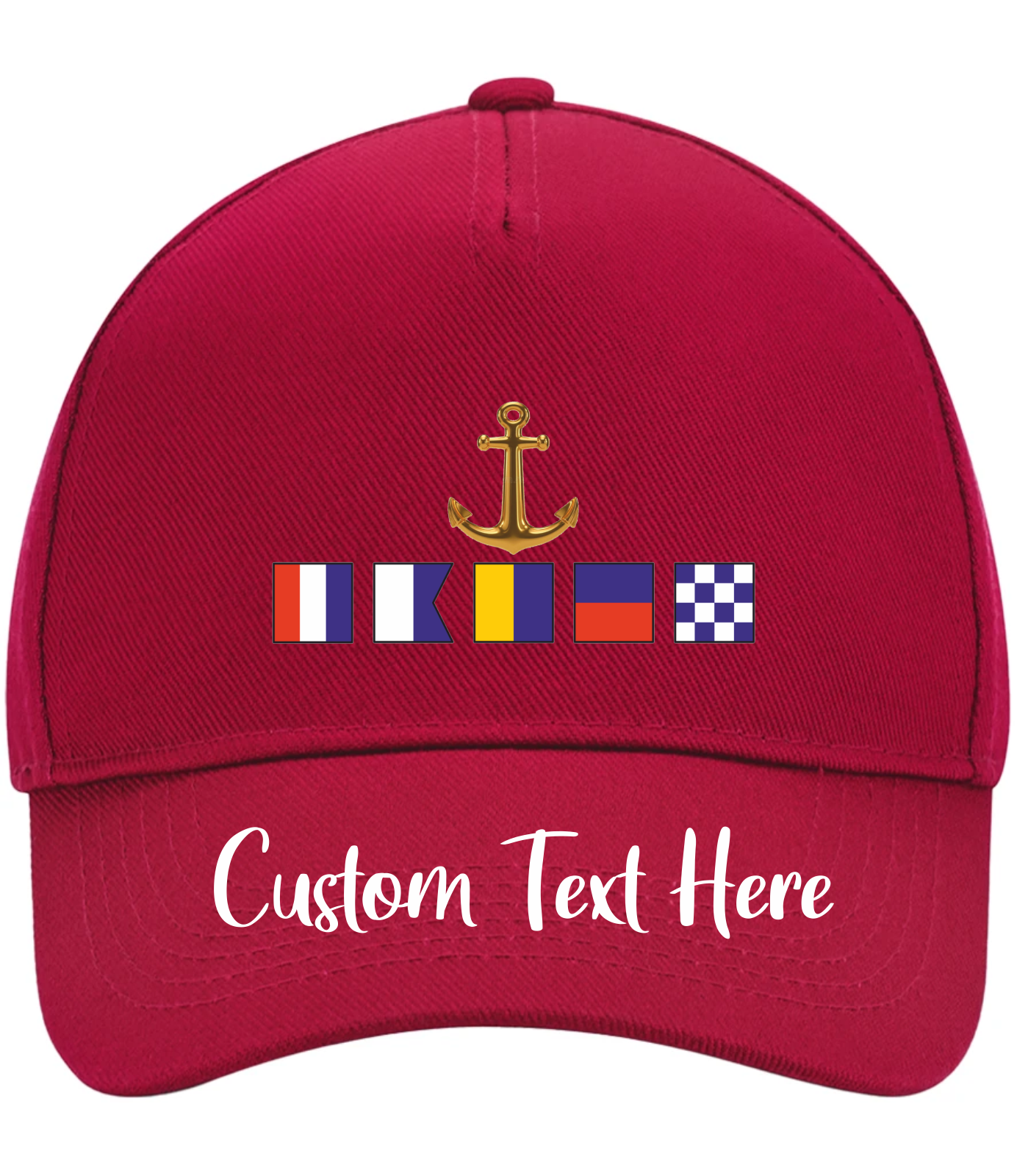Custom | Nautical Signal | Flags | Name | Baseball Cap |