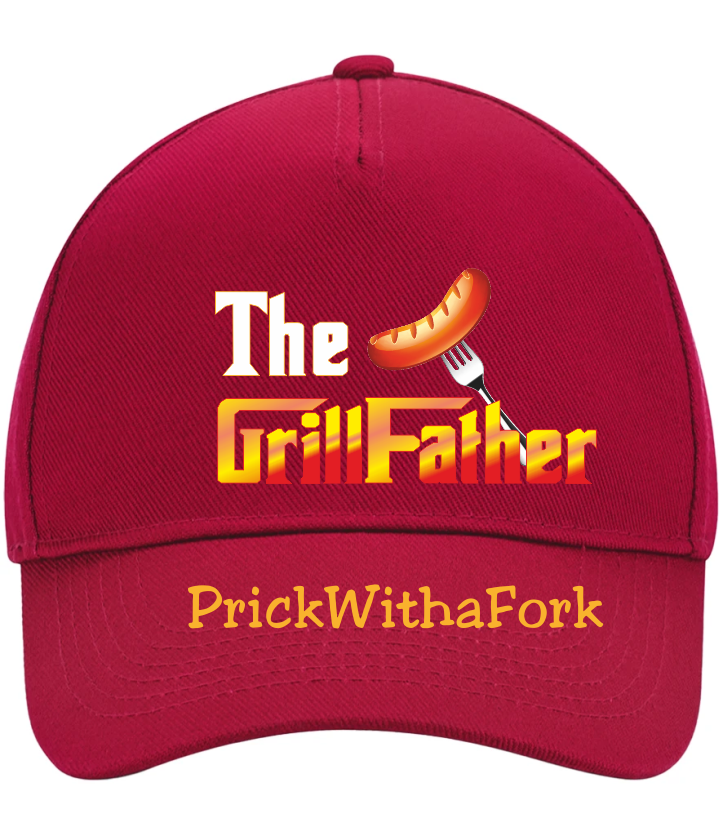 Funny GrillFather Godfather Baseball Cap Fathers Day Gift Dad Daddy