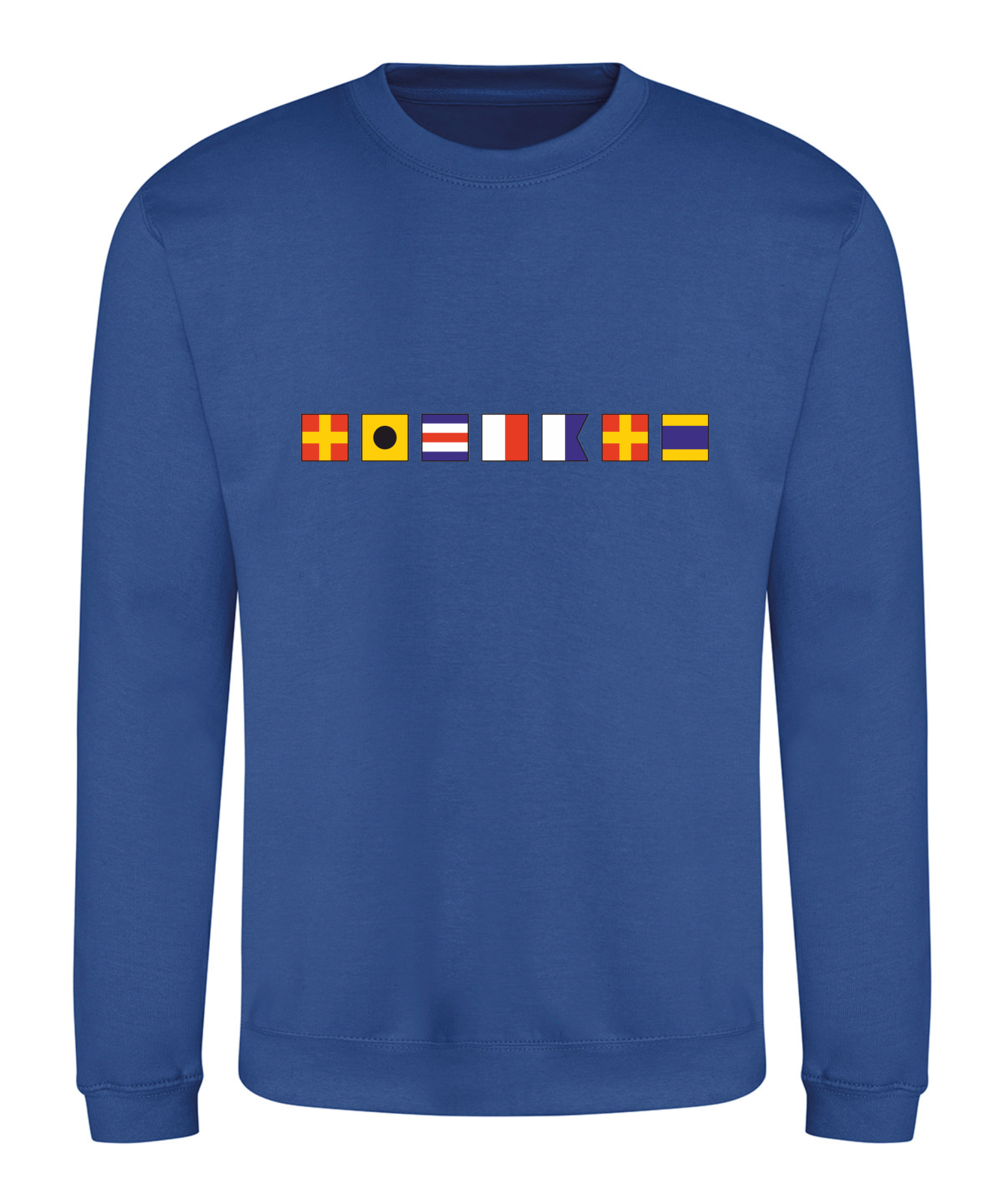 Custom Name Sweatshirt Nautical Signal Flags |Gift|