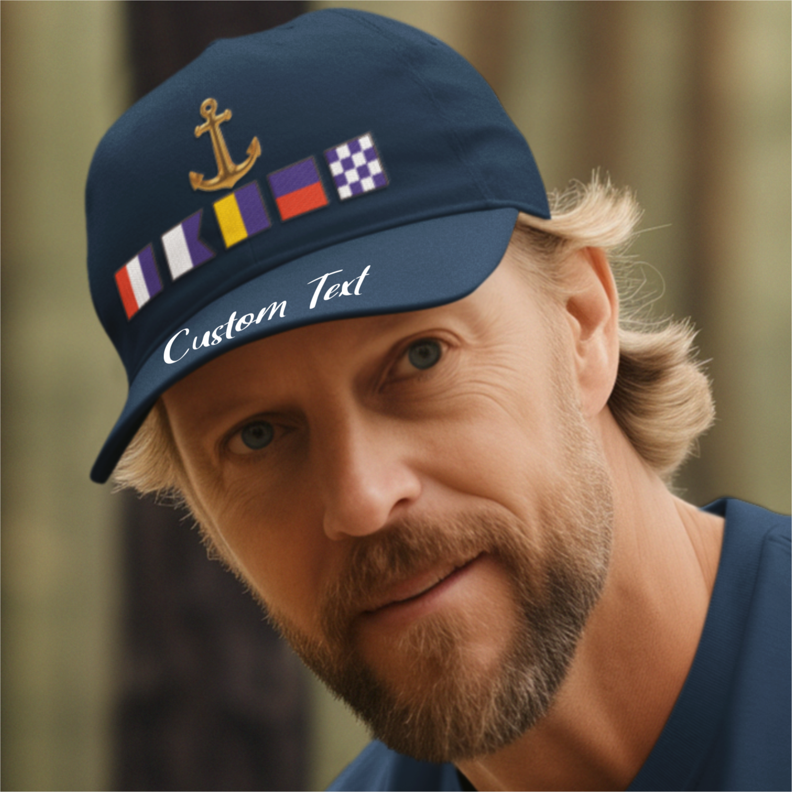 Custom | Nautical Signal | Flags | Name | Baseball Cap |