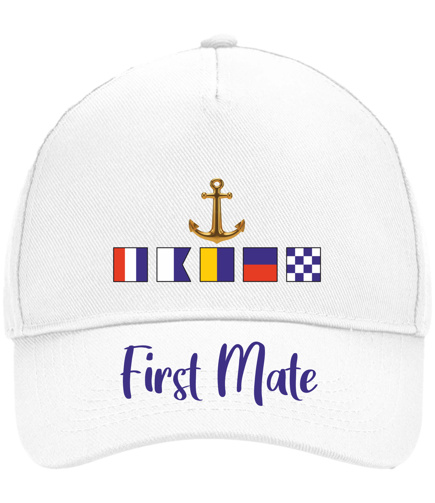Custom | Nautical Signal | Flags | Name | Baseball Cap |