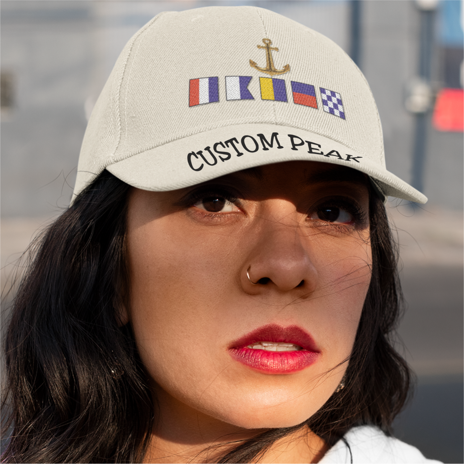 Custom | Nautical Signal | Flags | Name | Quality Baseball Cap |