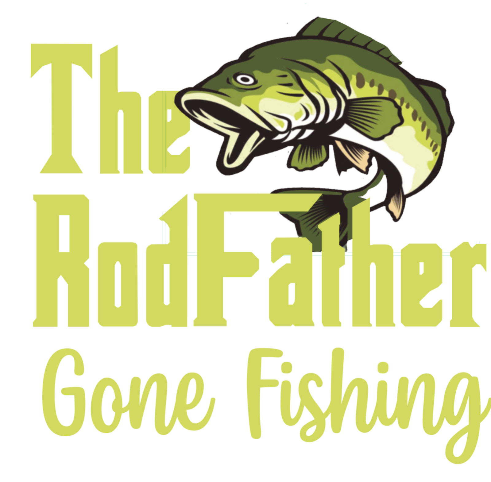 Custom | RodFather | Fishing Angling | Dad | T-shirt |