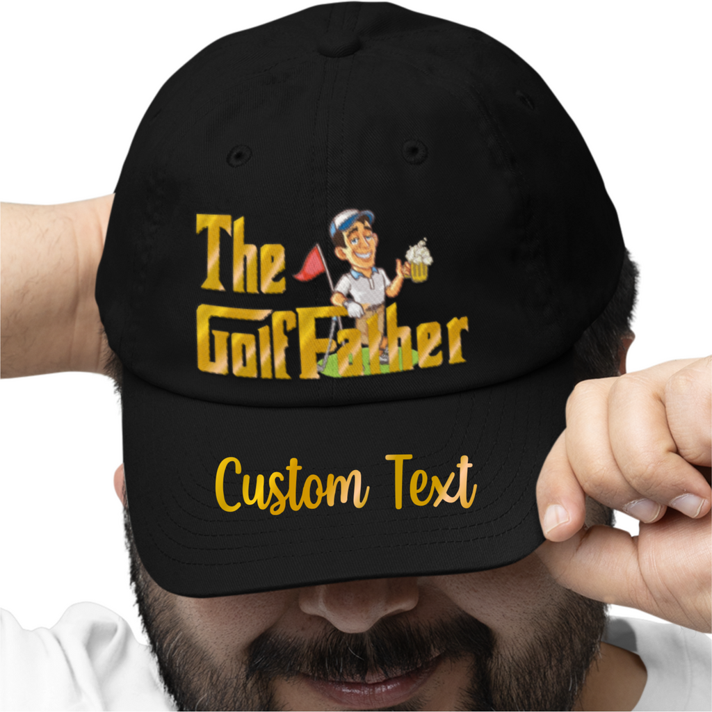 Custom Funny GolfFather Father Dads Day Baseball Cap Fathers Day Gift Dad Daddy