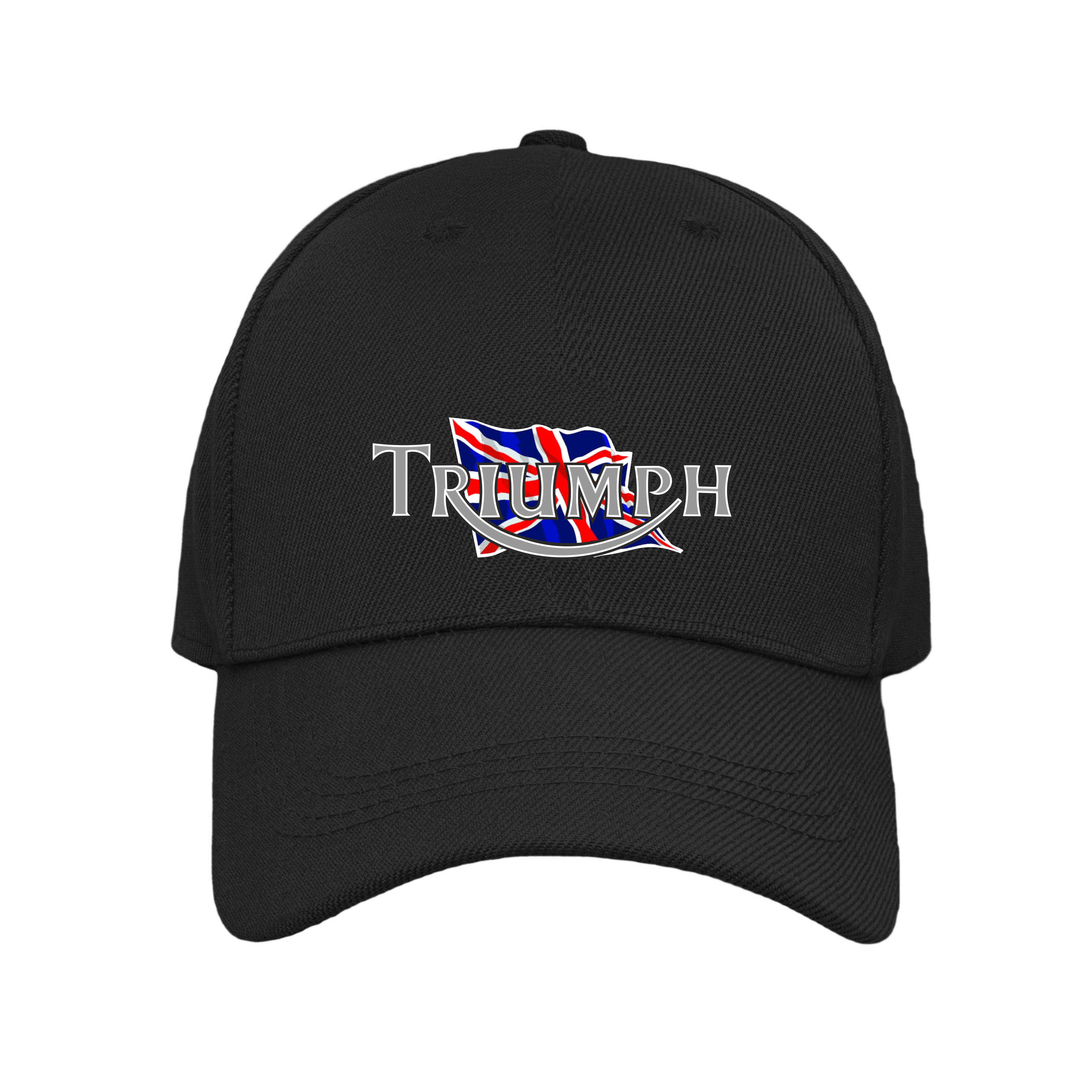 Custom Retro Classic English Triumph Motorcycle Logo Biker Baseball Cap