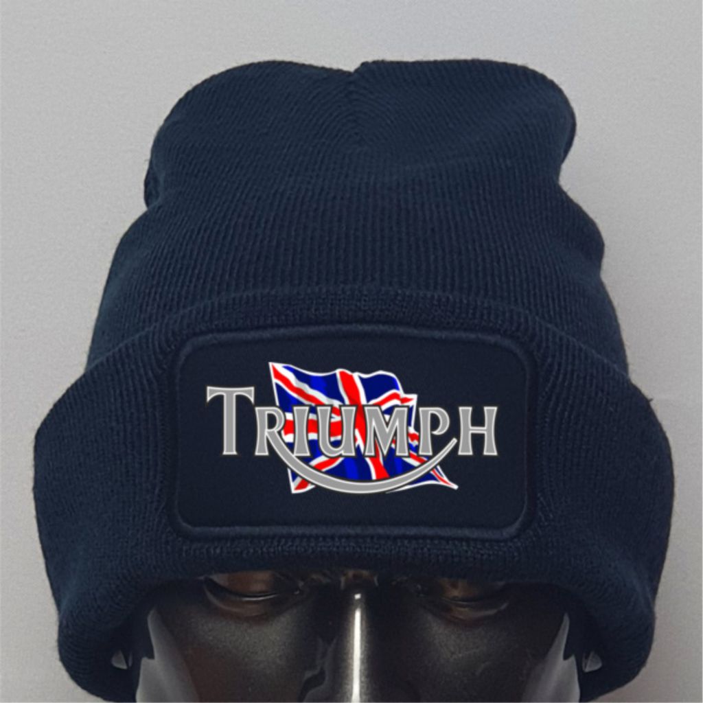 New Retro Vintage Classic Triumph flag  Premium Quality  Beanie Hat