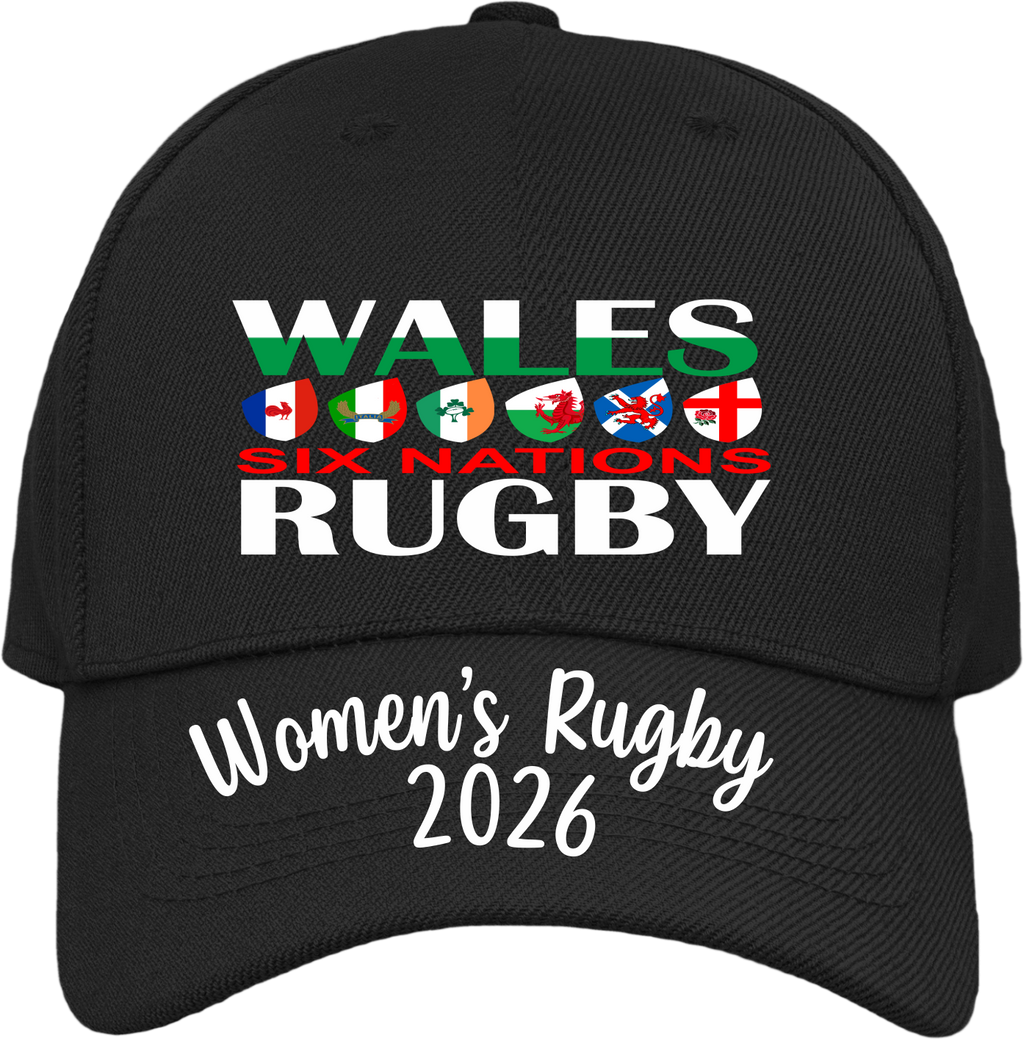 Wales Six Nations Women's Rugby Baseball Cap | Gift |